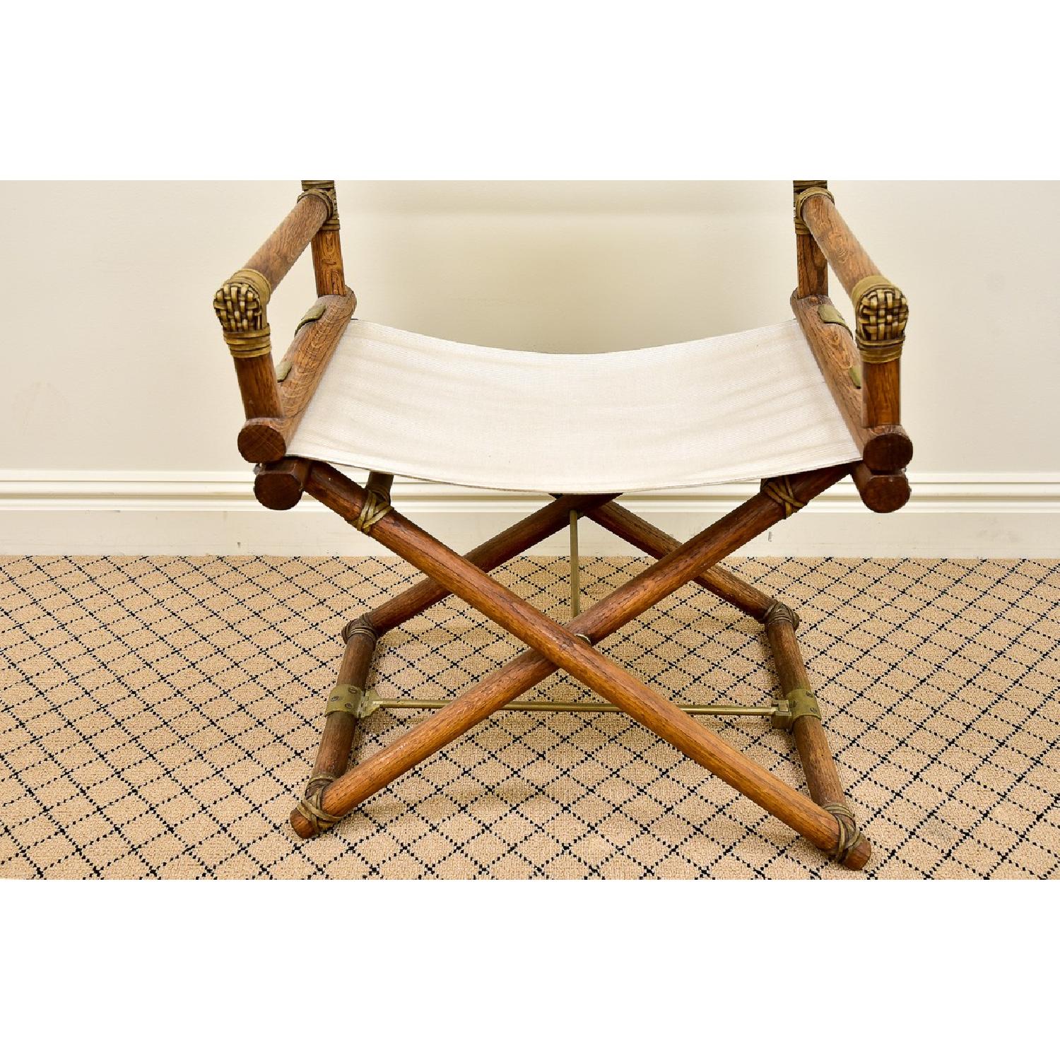 Vintage McGuire Director X Chairs - image-2