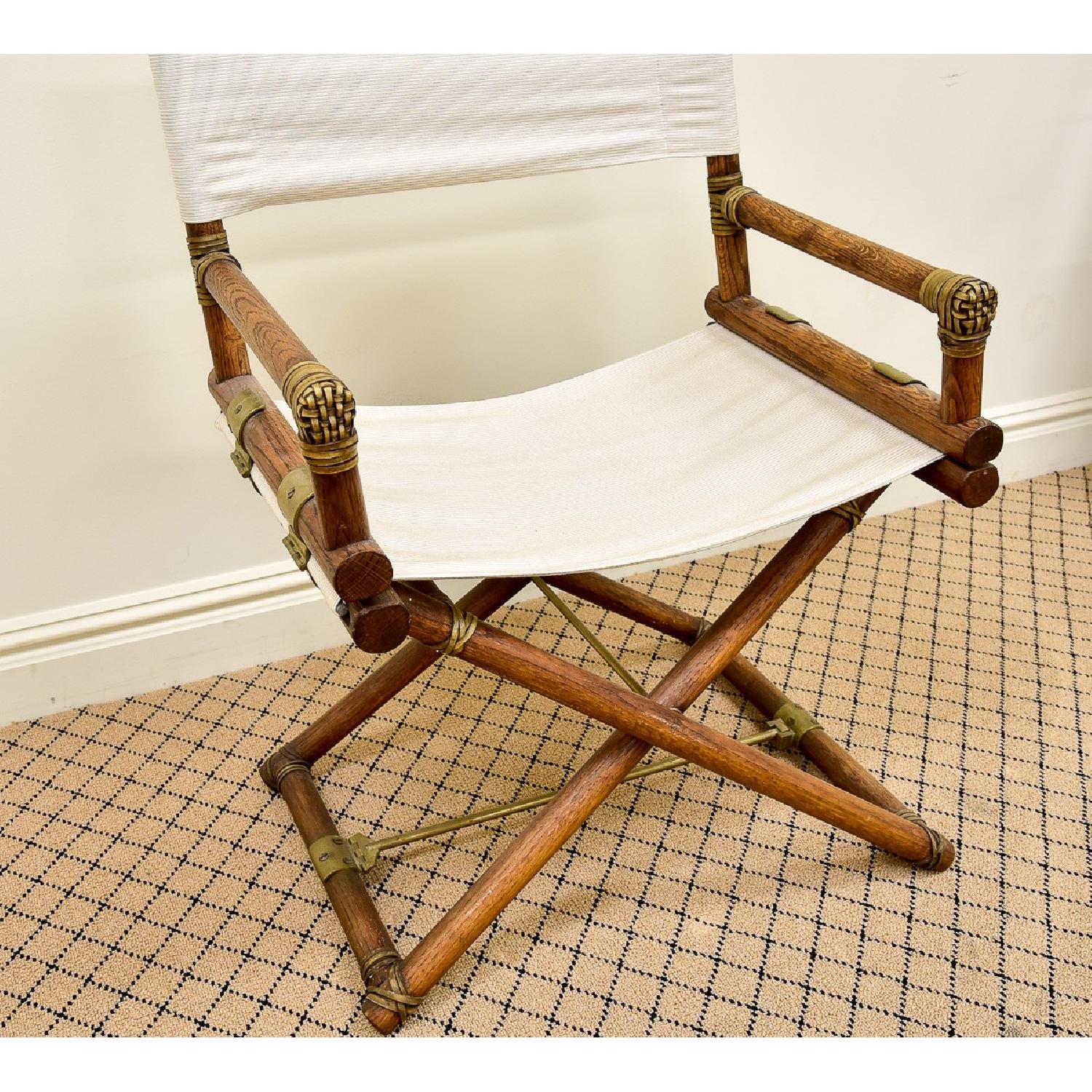 Vintage McGuire Director X Chairs - image-3