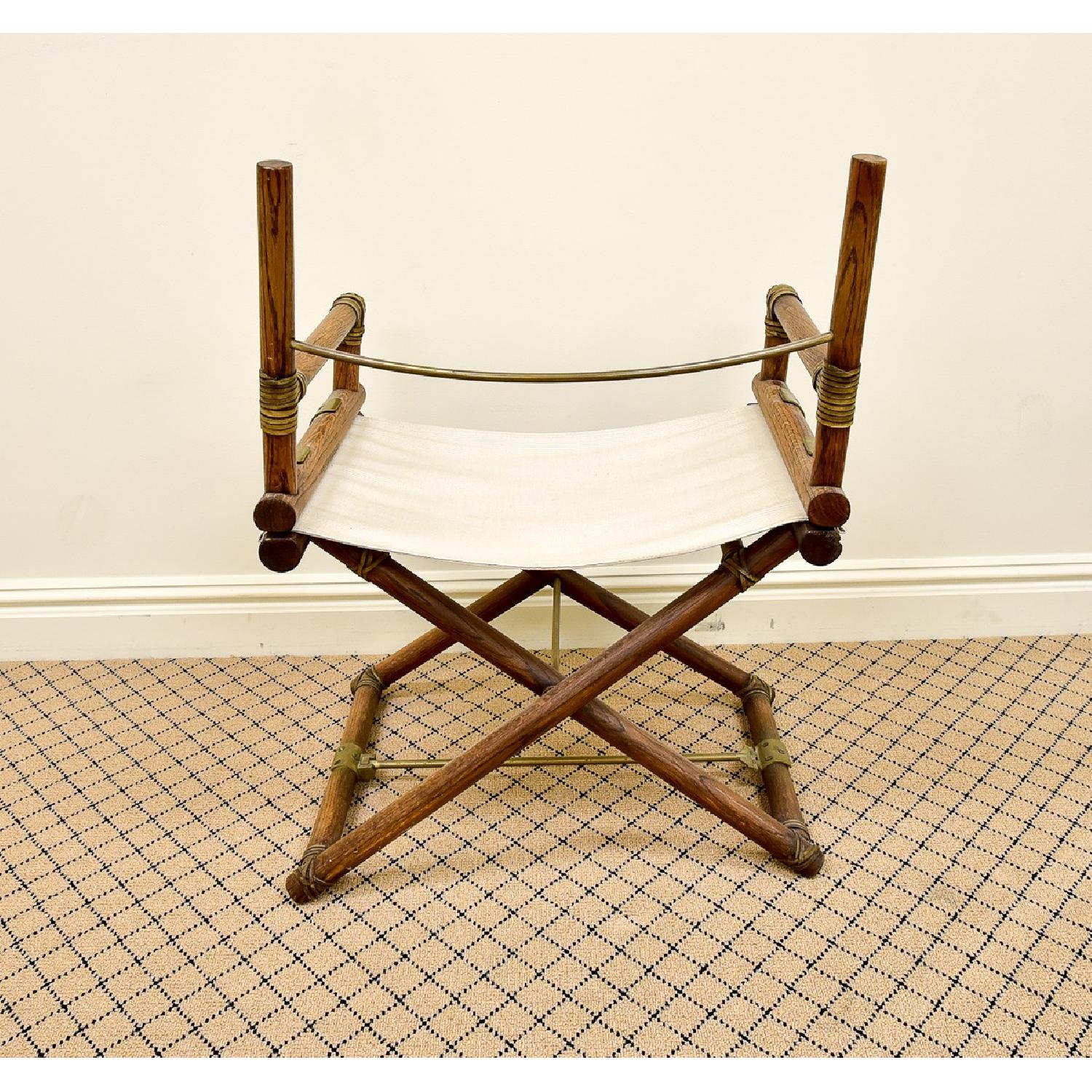 Vintage McGuire Director X Chairs - image-5