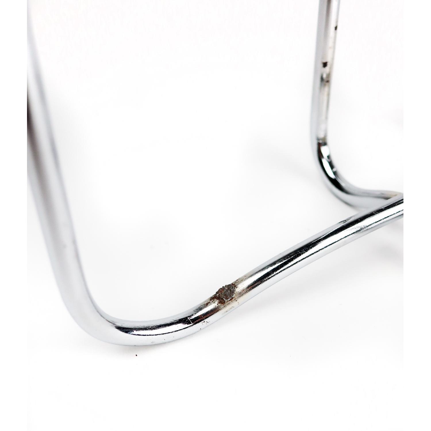 Mid-Century Modern Chrome Candle Holder - image-3