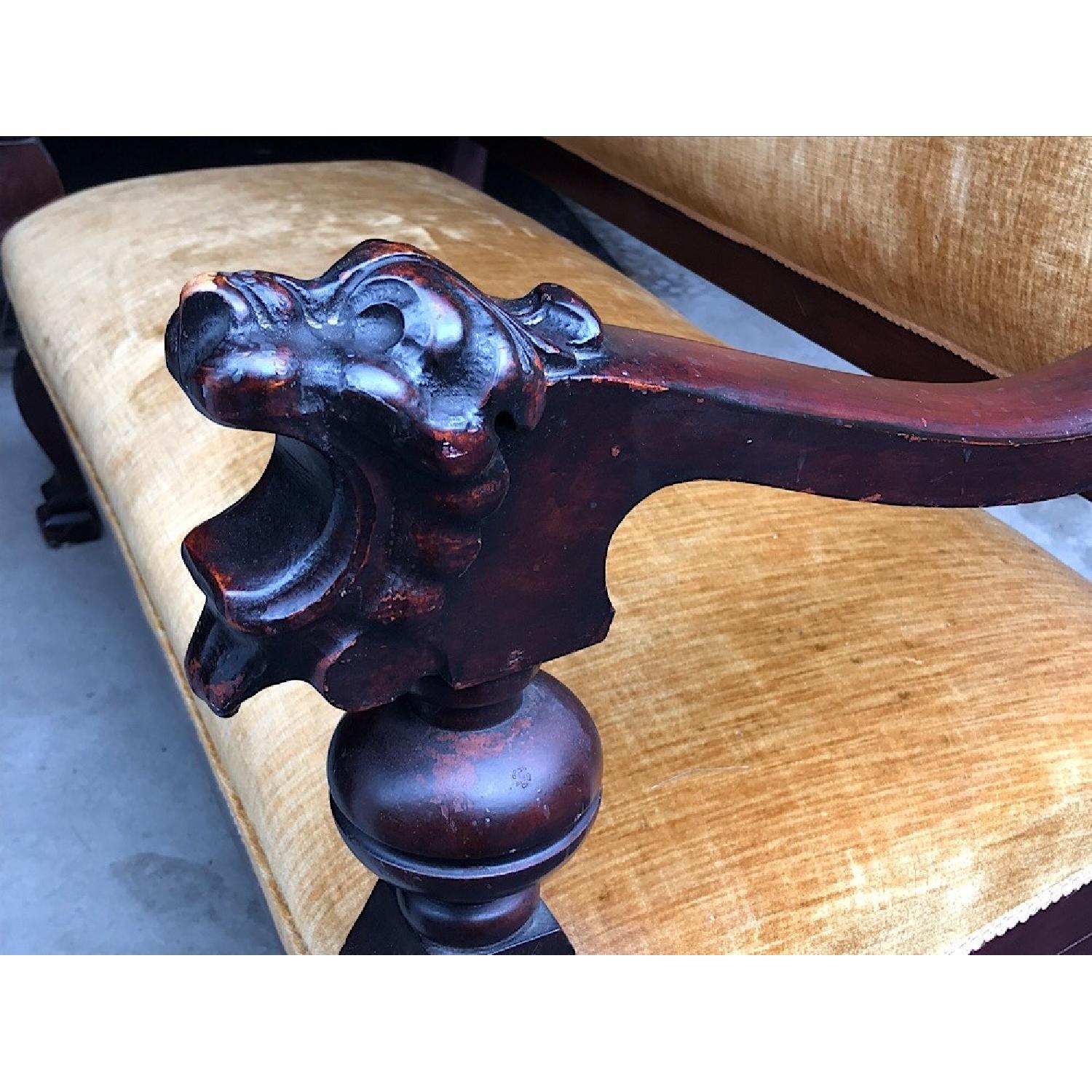 Antique Settee + 2 Matching Side Chairs - image-8