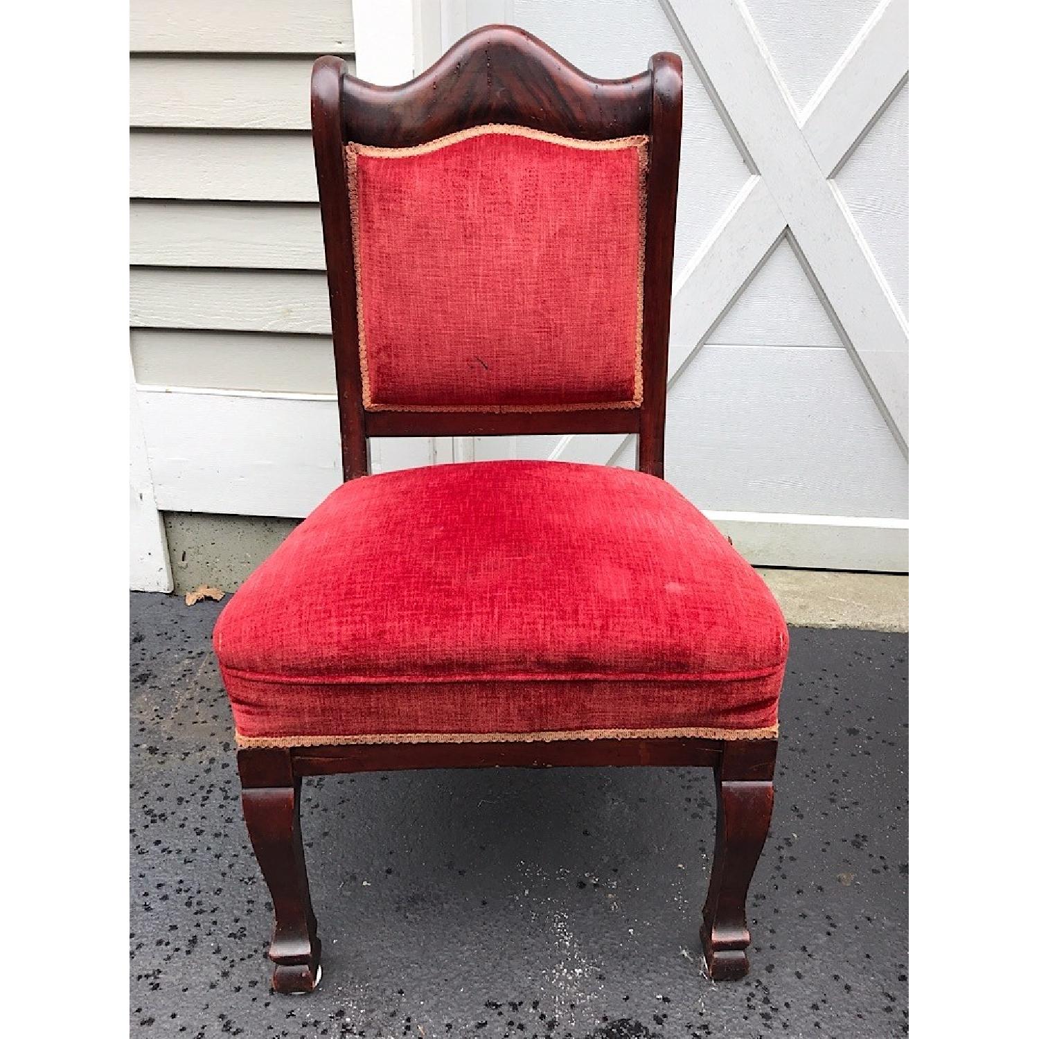 Antique Settee + 2 Matching Side Chairs - image-9