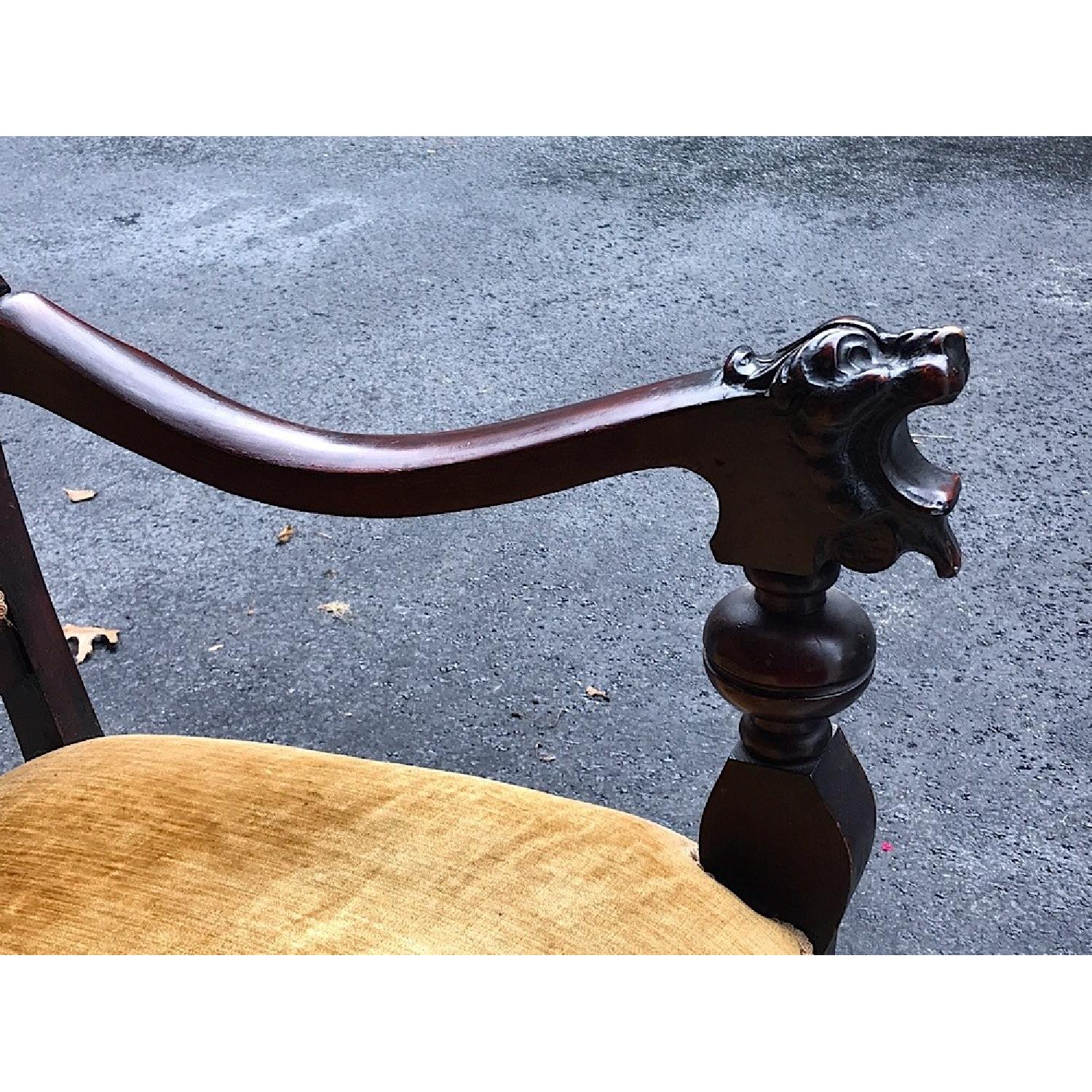 Antique Settee + 2 Matching Side Chairs - image-11