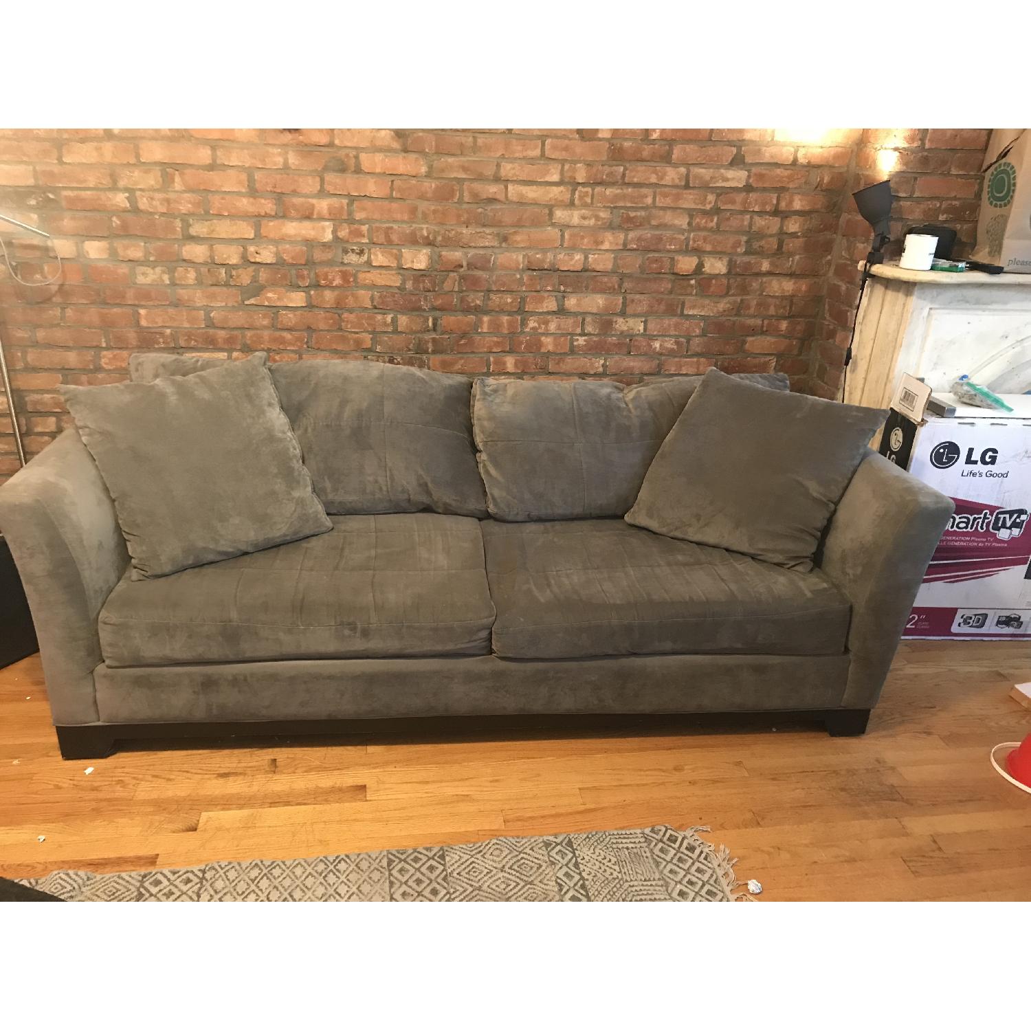 Macy's Elliot Grey Sleeper Sofa - image-1