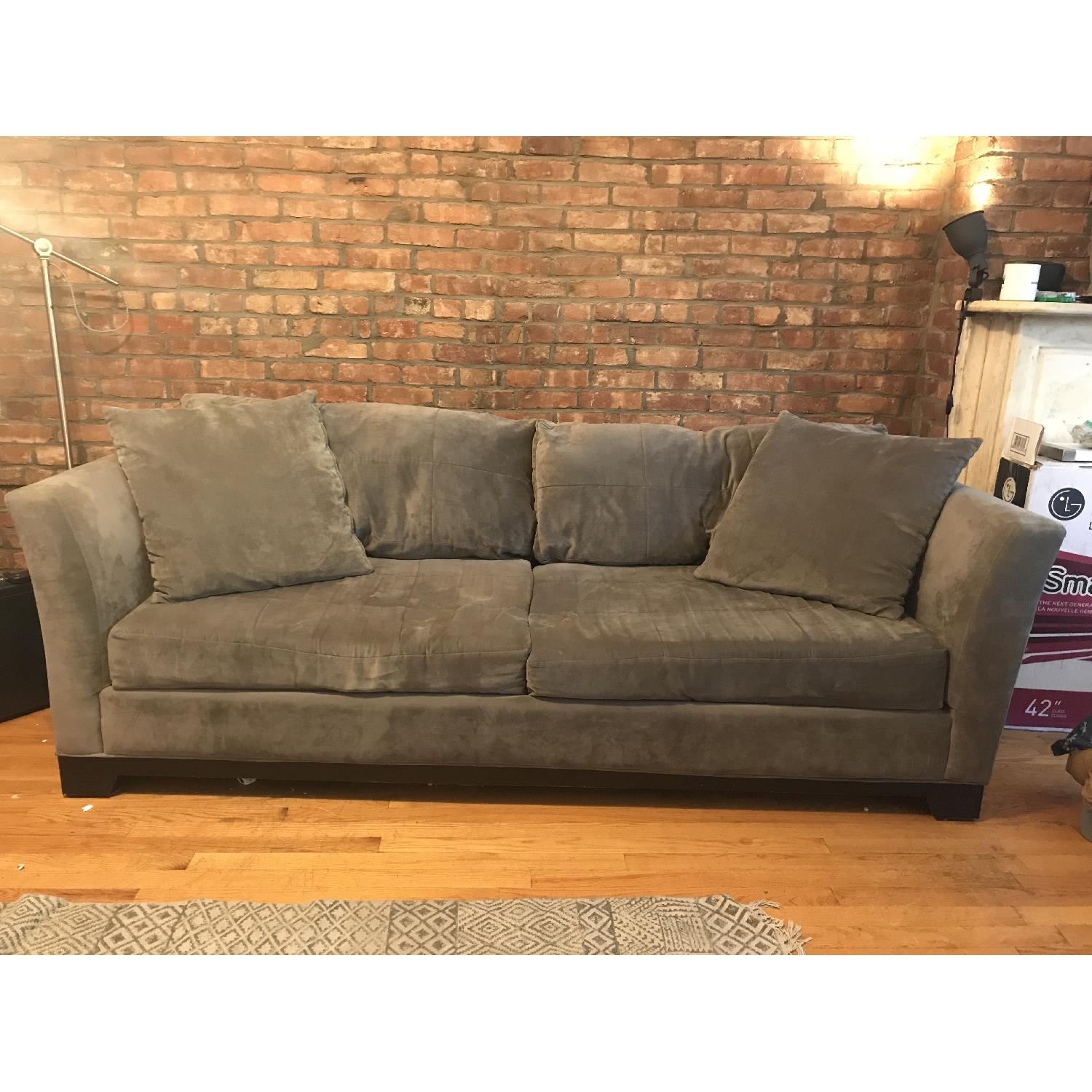 Macy's Elliot Grey Sleeper Sofa - image-3
