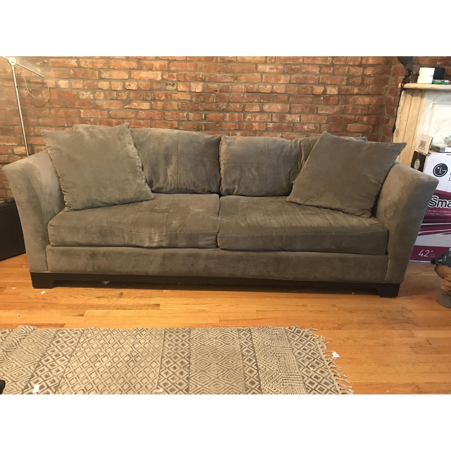 Macy's Elliot Grey Sleeper Sofa - image-4
