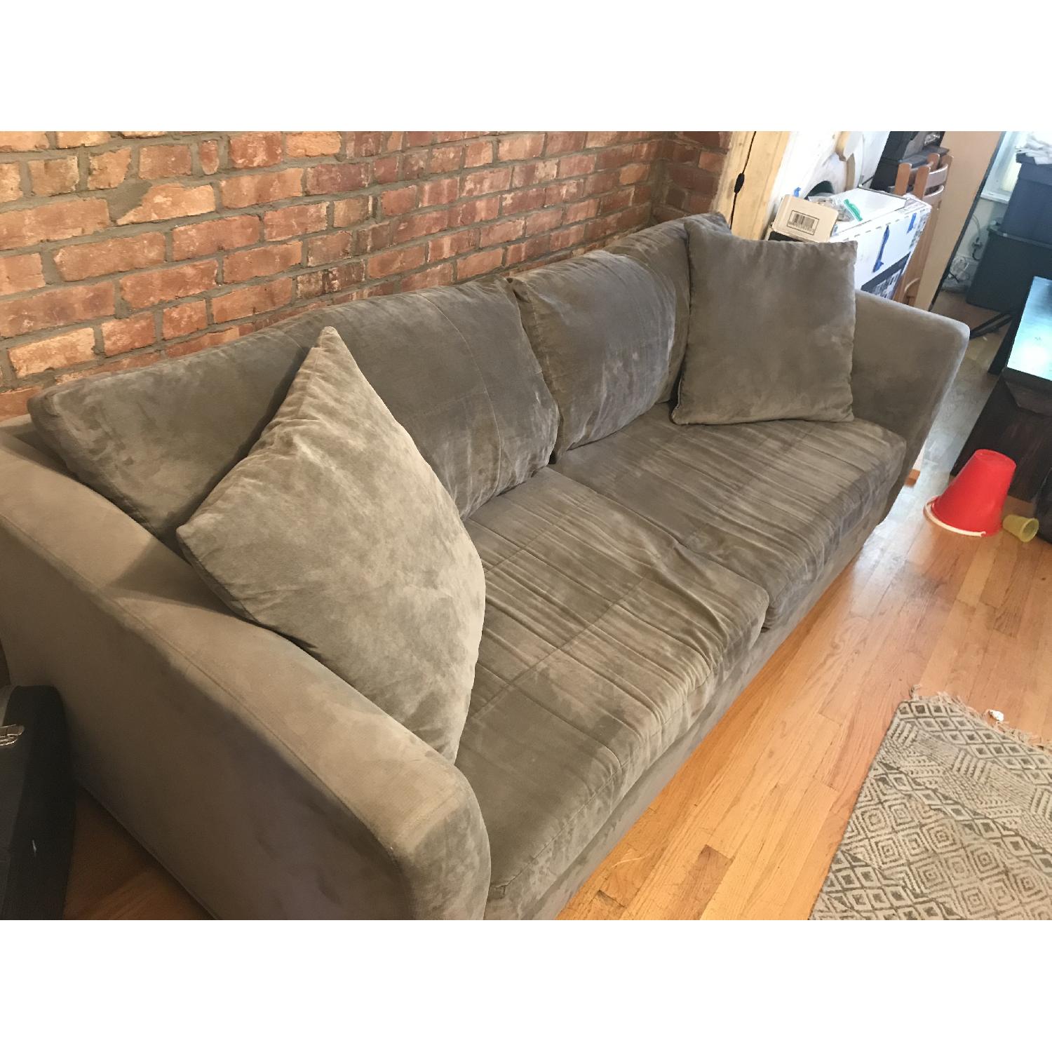 Macy's Elliot Grey Sleeper Sofa - image-5