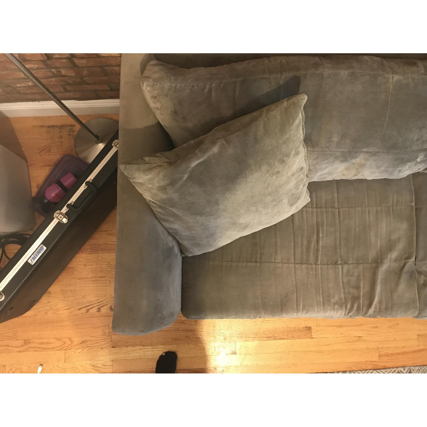 Macy's Elliot Grey Sleeper Sofa - image-7
