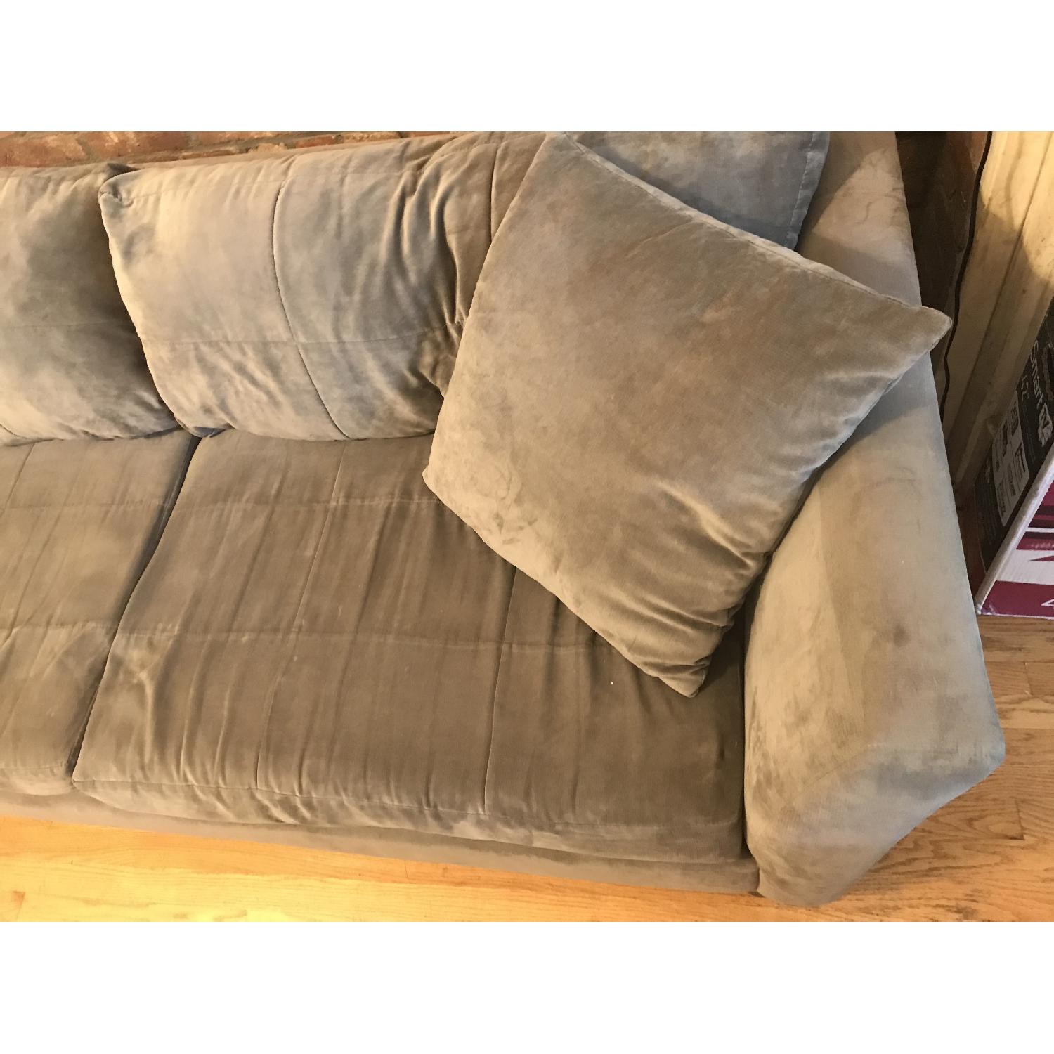Macy's Elliot Grey Sleeper Sofa - image-8