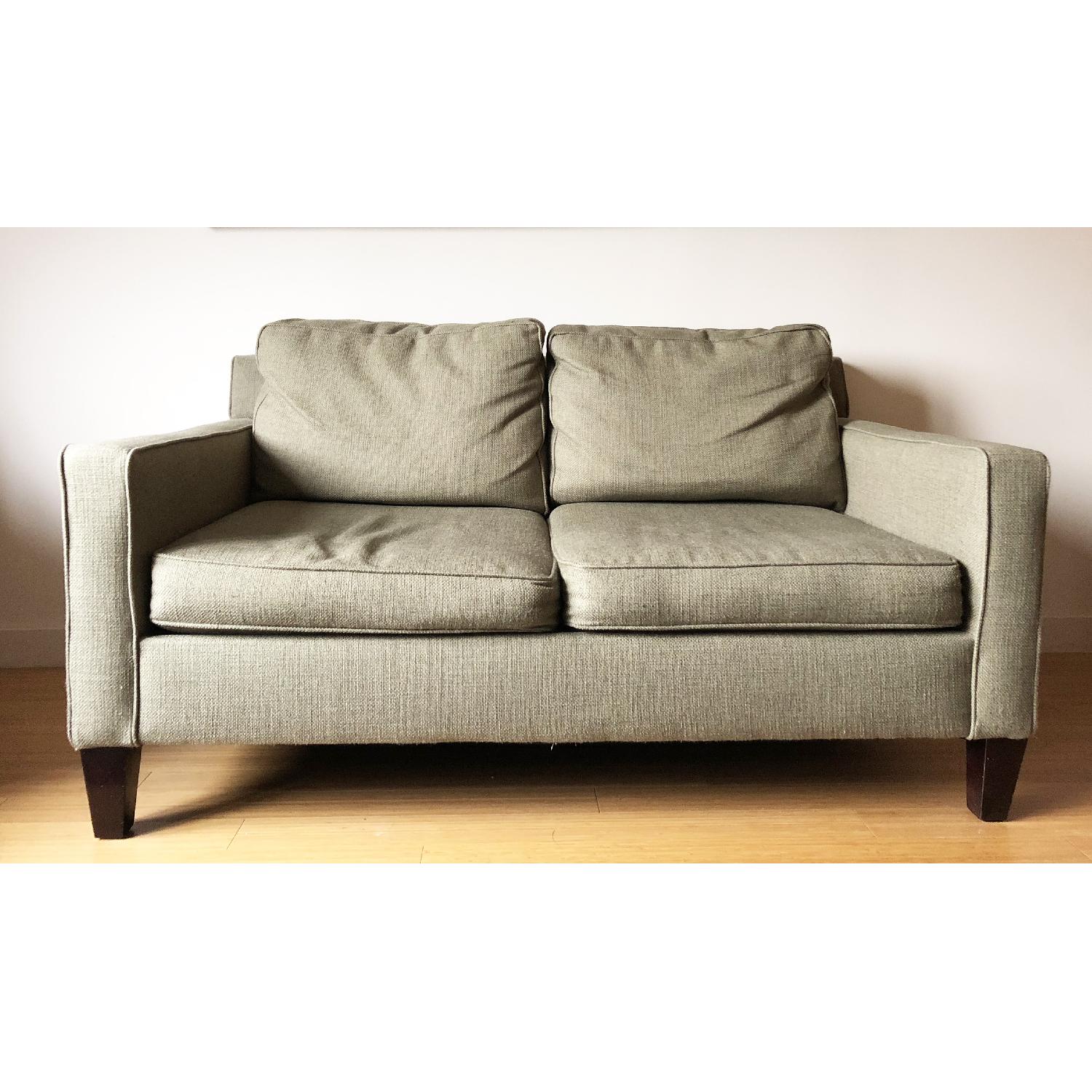 Macy's Beige Loveseat - image-1