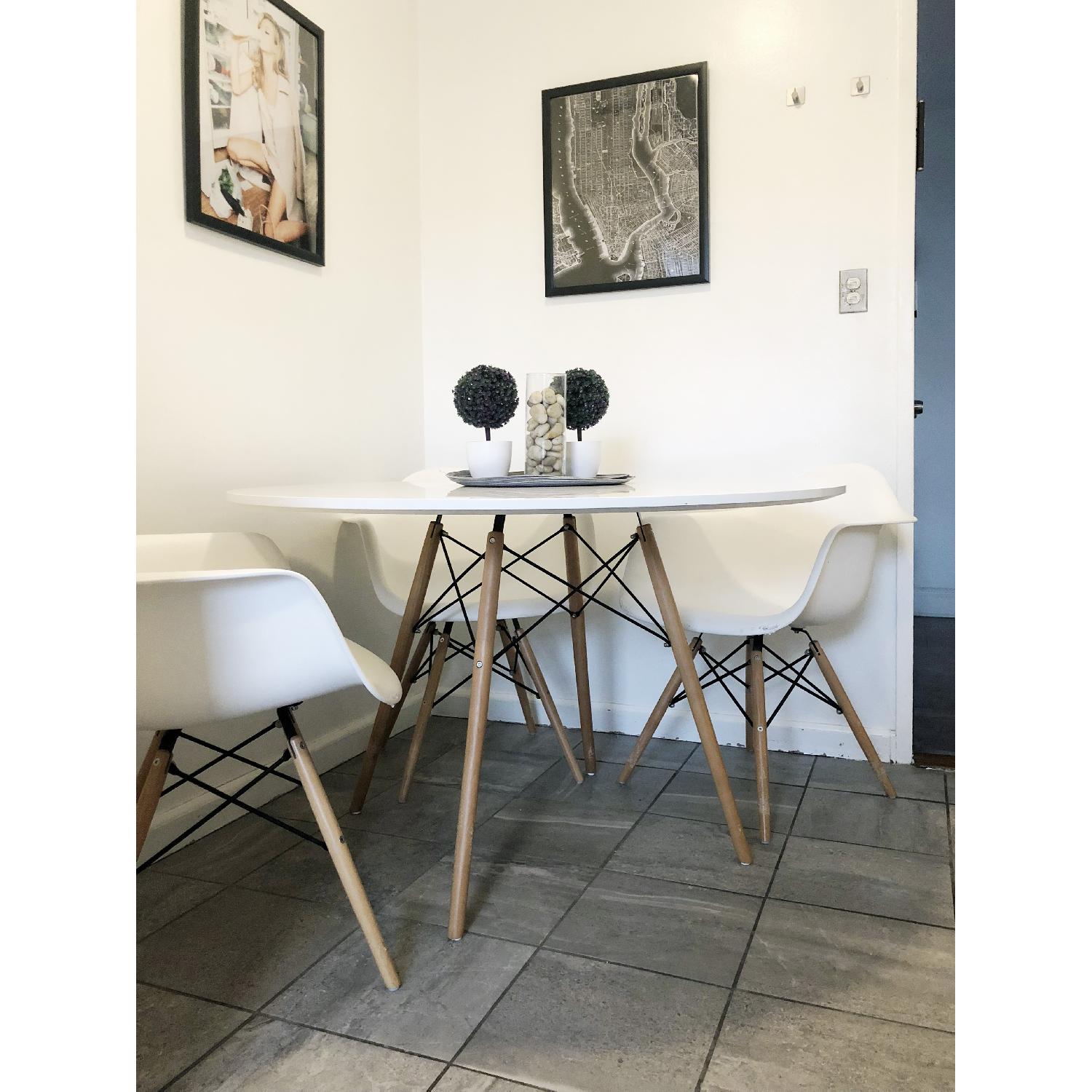 Structube Eiffel Dining Table w/ 3 Chairs - image-2