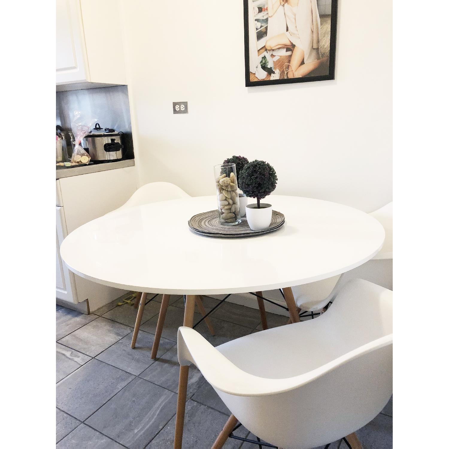 Structube Eiffel Dining Table w/ 3 Chairs - image-4