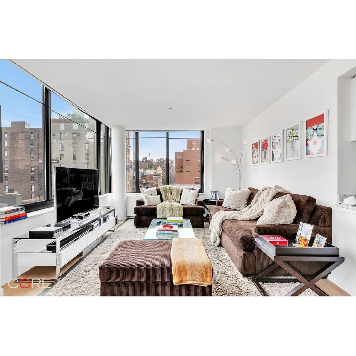 Ashley Fielding Sofa & Ottoman - image-1