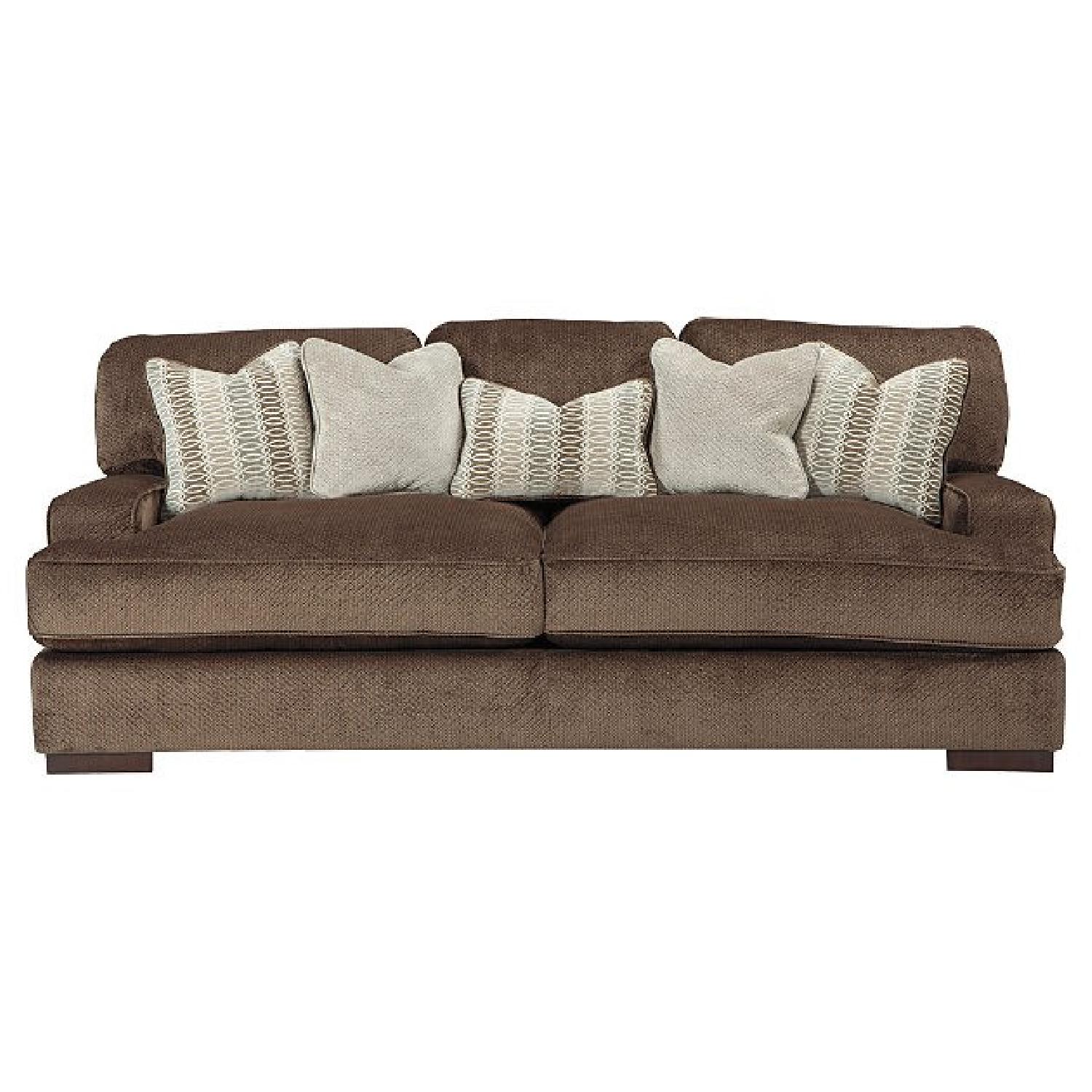 Ashley Fielding Sofa & Ottoman - image-0