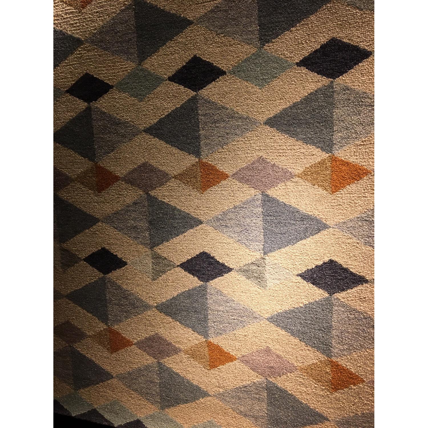 Crate & Barrel Orson Diamond Rug - image-1