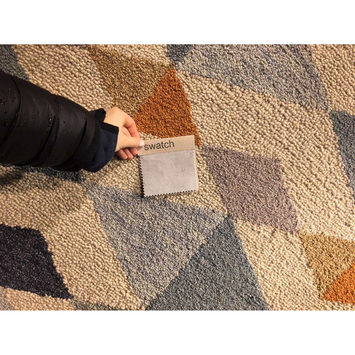 Crate & Barrel Orson Diamond Rug - image-2