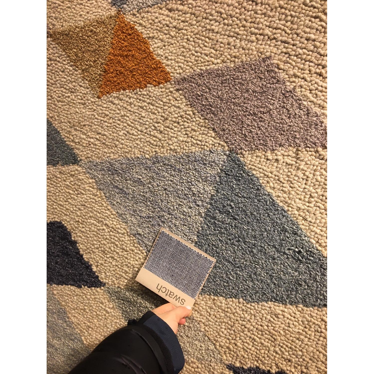 Crate & Barrel Orson Diamond Rug - image-5