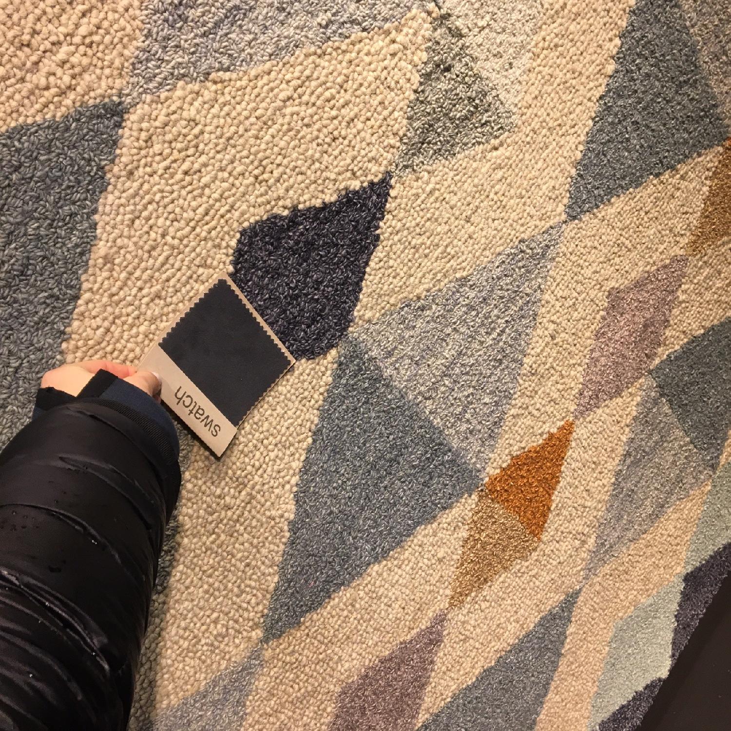 Crate & Barrel Orson Diamond Rug - image-6