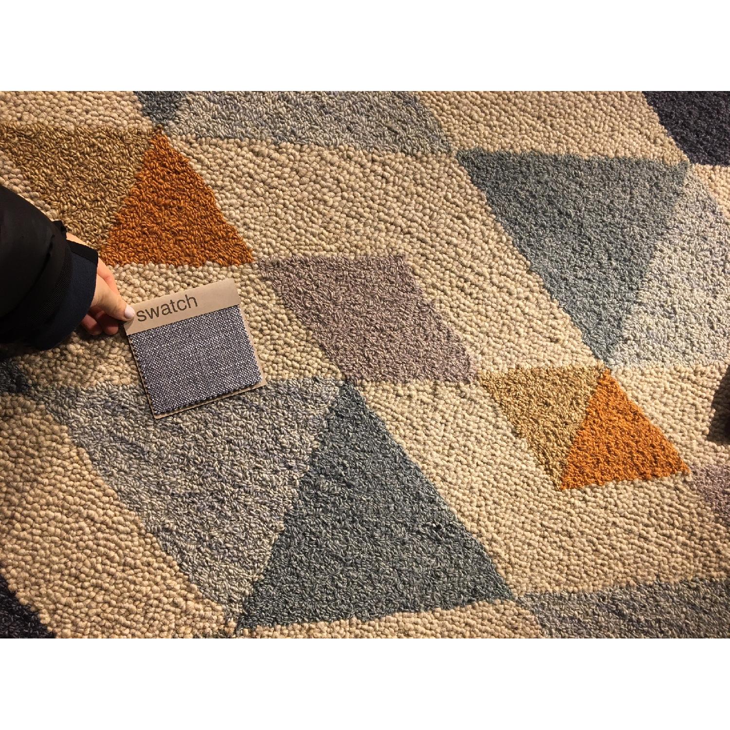 Crate & Barrel Orson Diamond Rug - image-7