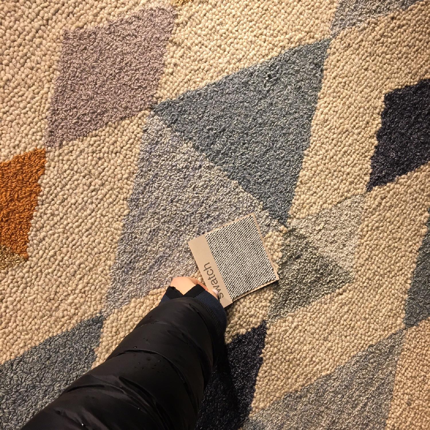 Crate & Barrel Orson Diamond Rug - image-8