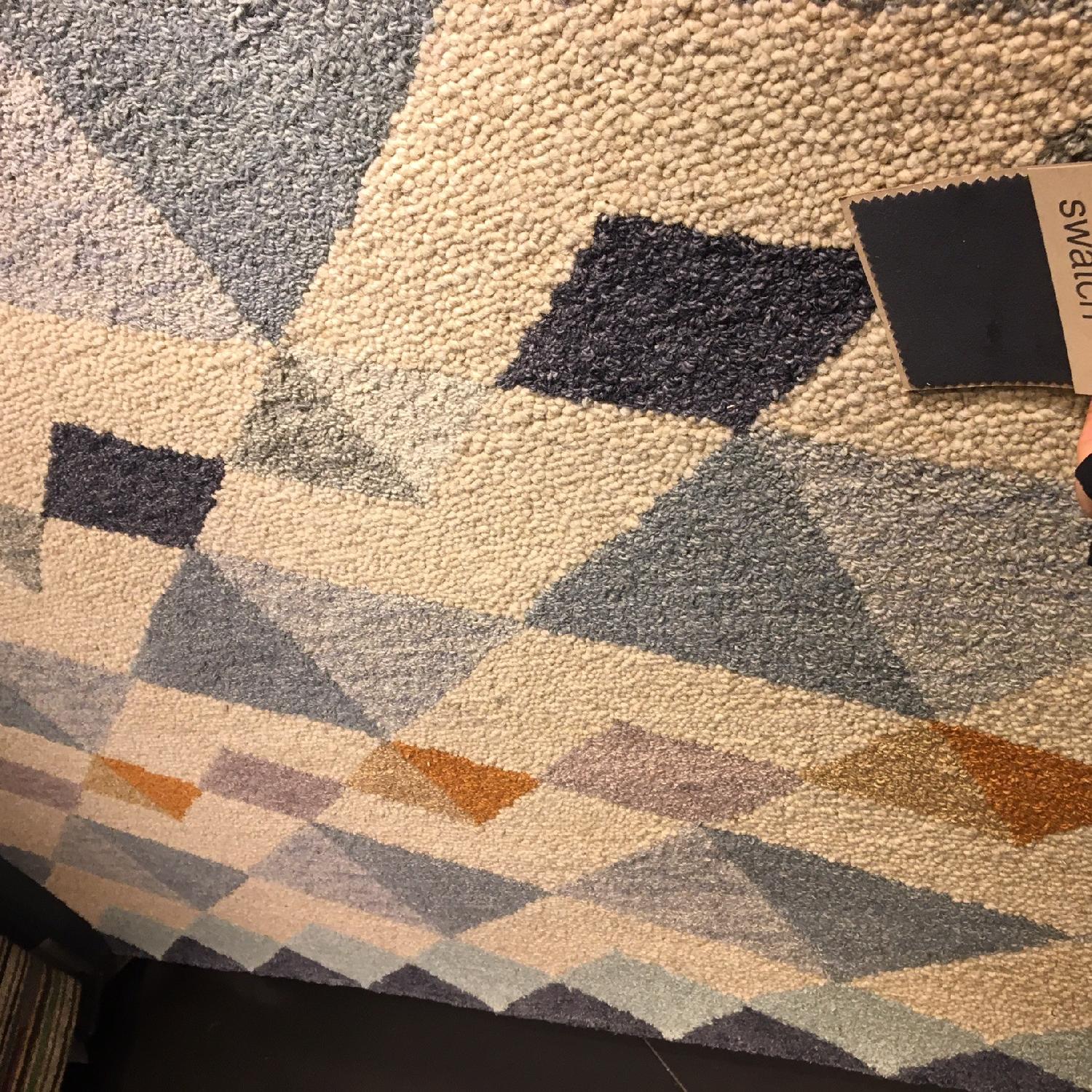 Crate & Barrel Orson Diamond Rug - image-9