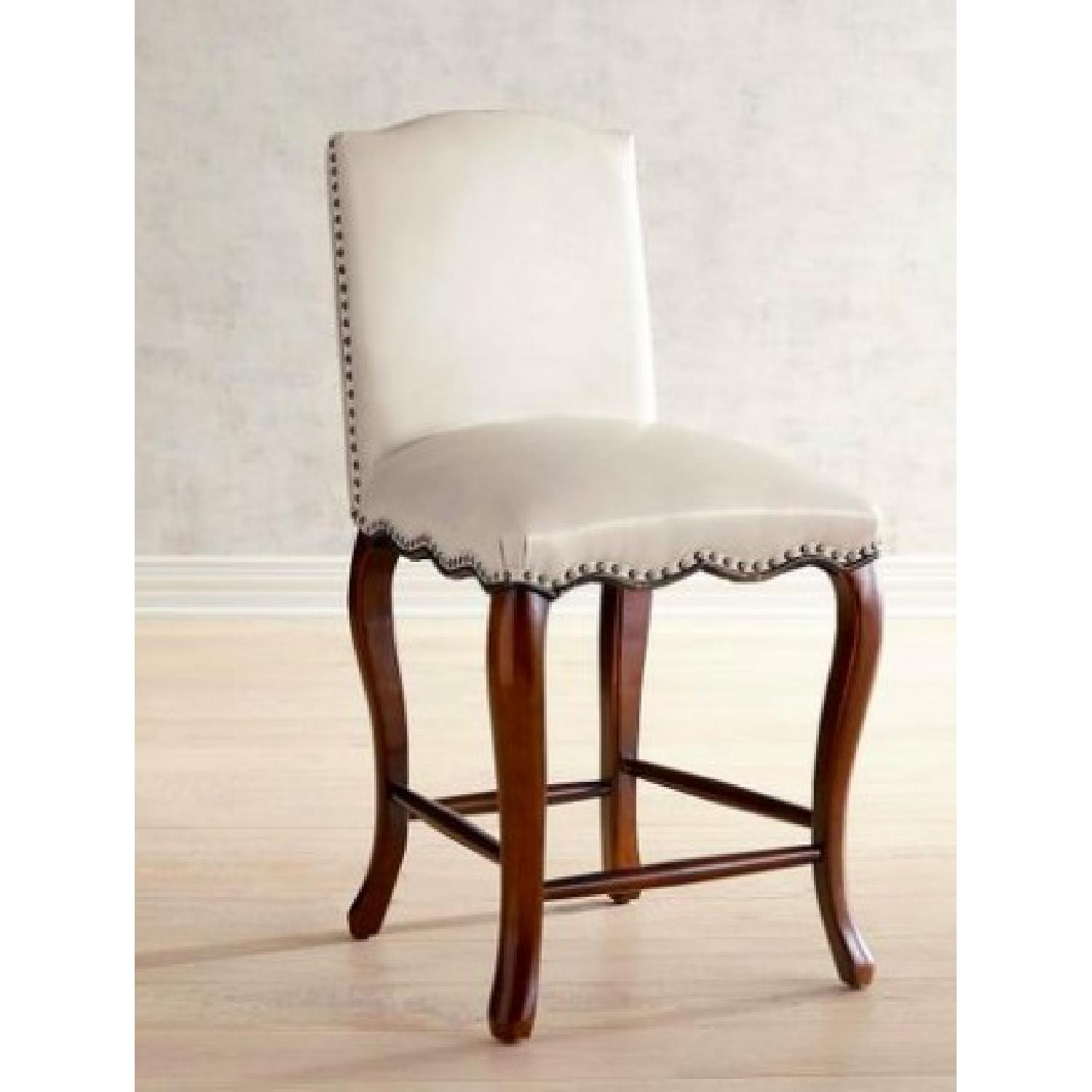 Pier 1 Claudine Collection Ivory Counter Stools - image-1