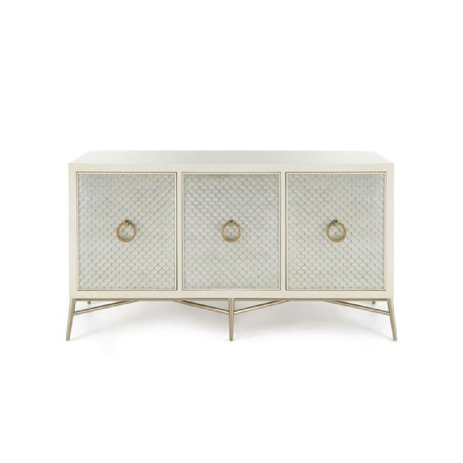 Horchow Bernhardt Blanca CapizPainted Buffet AptDeco