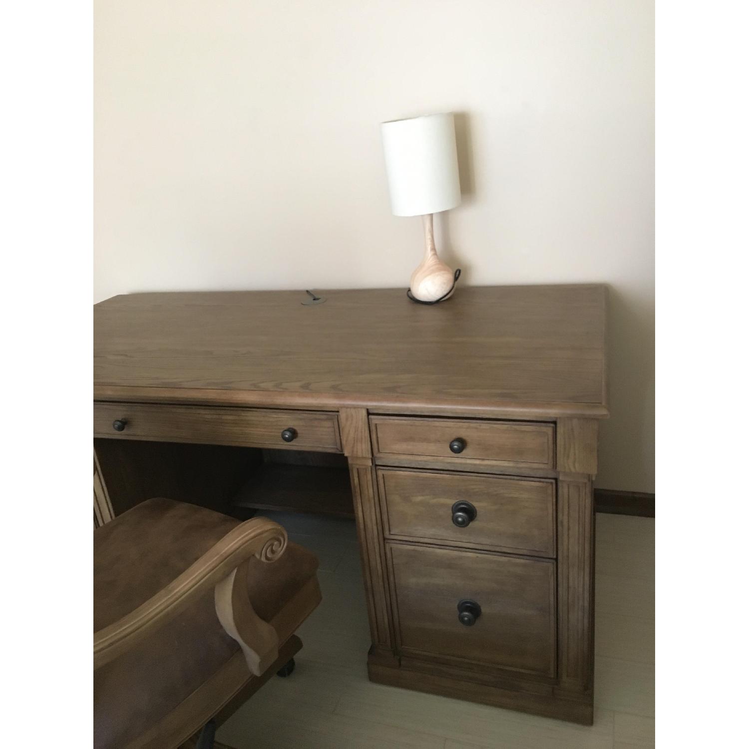 Macy's Sherborne Executive Desk & Chair - image-1