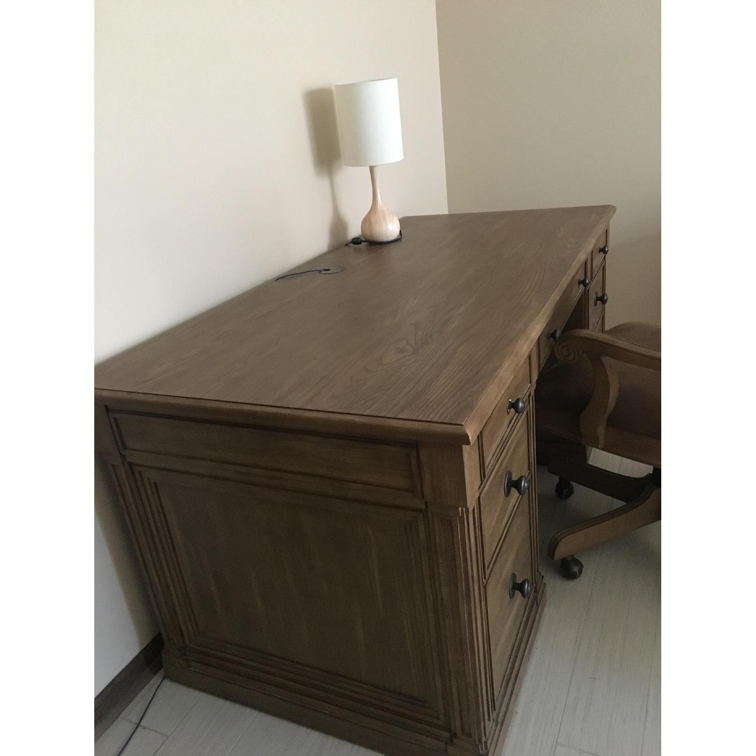 Macy's Sherborne Executive Desk & Chair - image-2