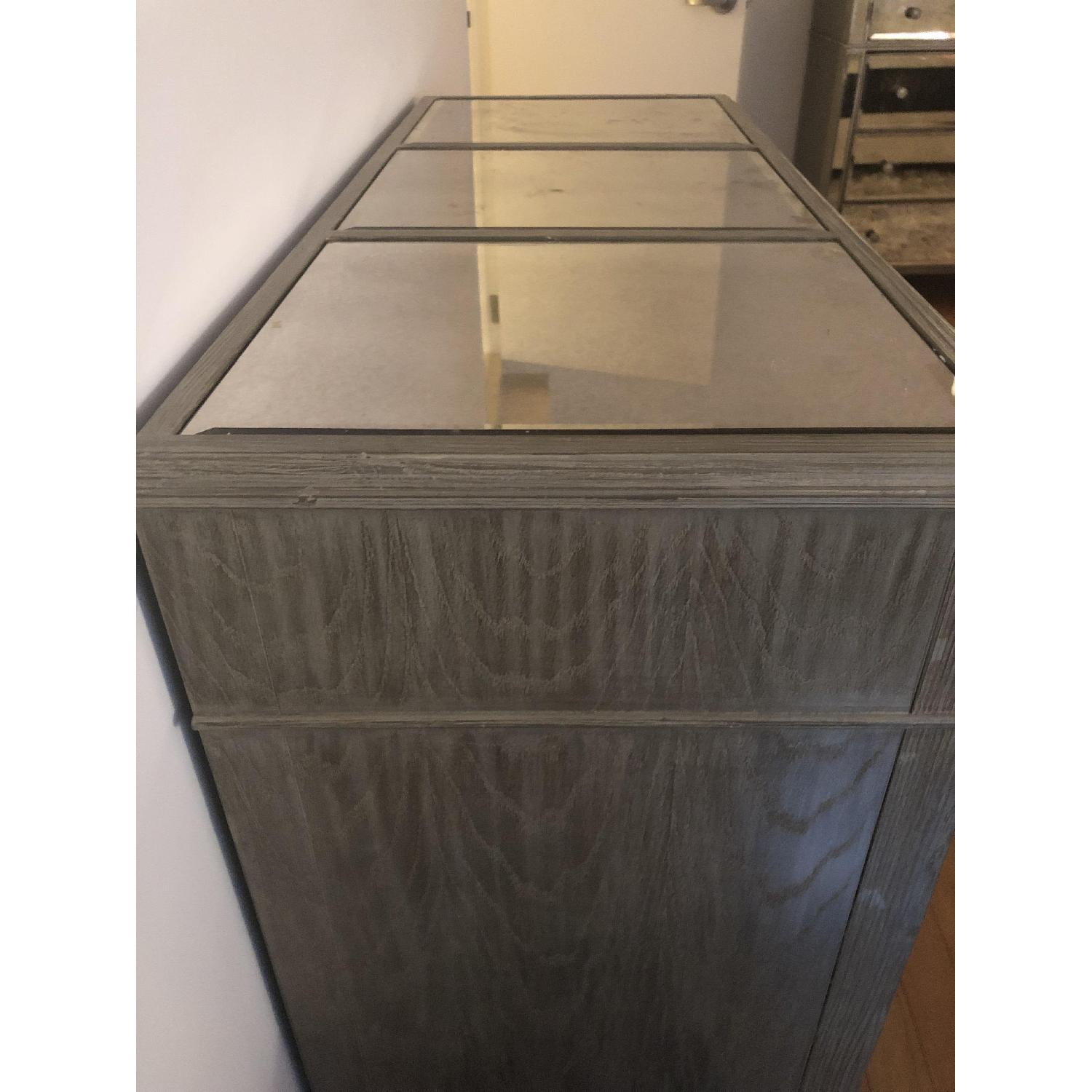 Pier 1 Hayworth Mirrored Weathered Oak 9-Drawer Dresser - image-4