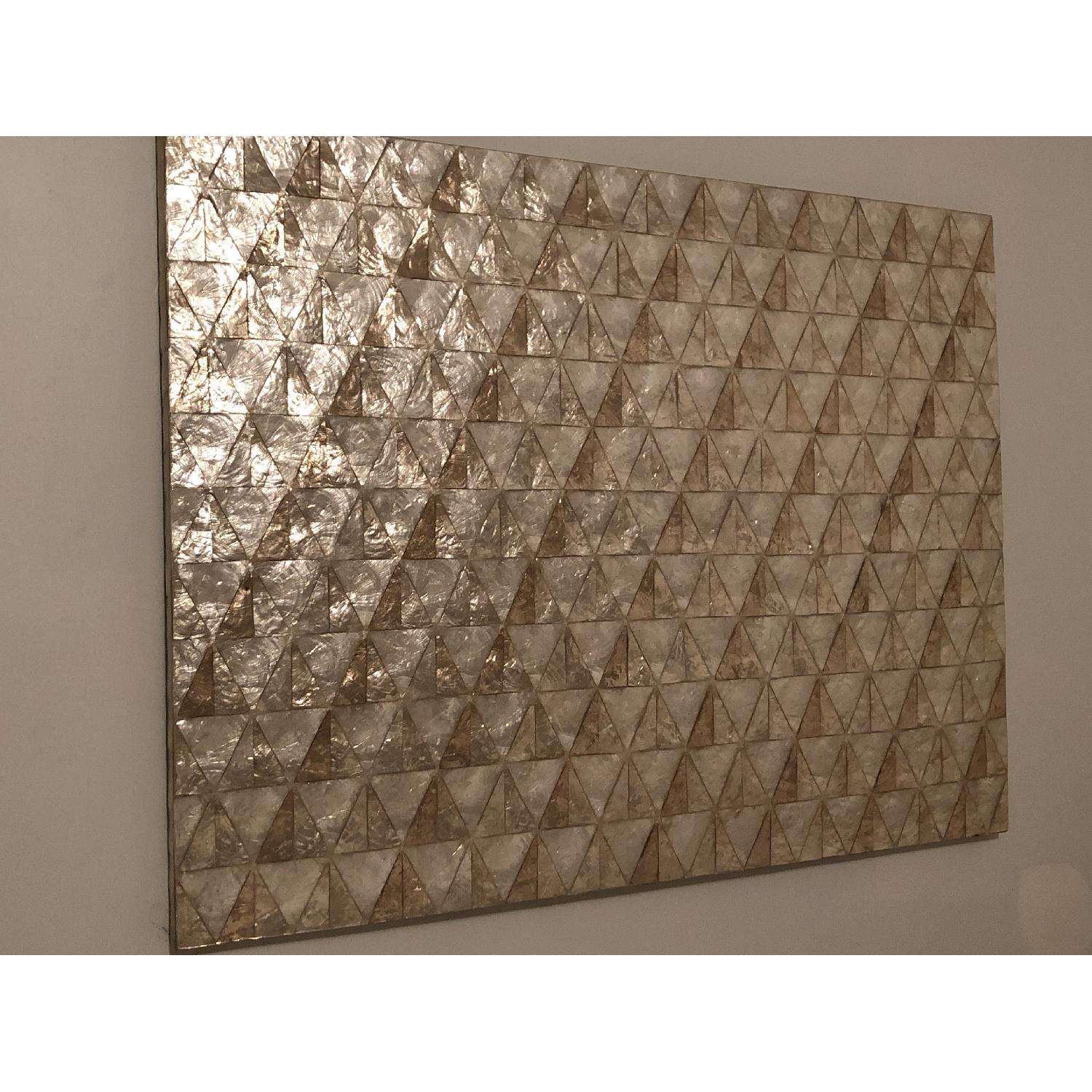 West Elm Capiz Triangle Art Work - image-3