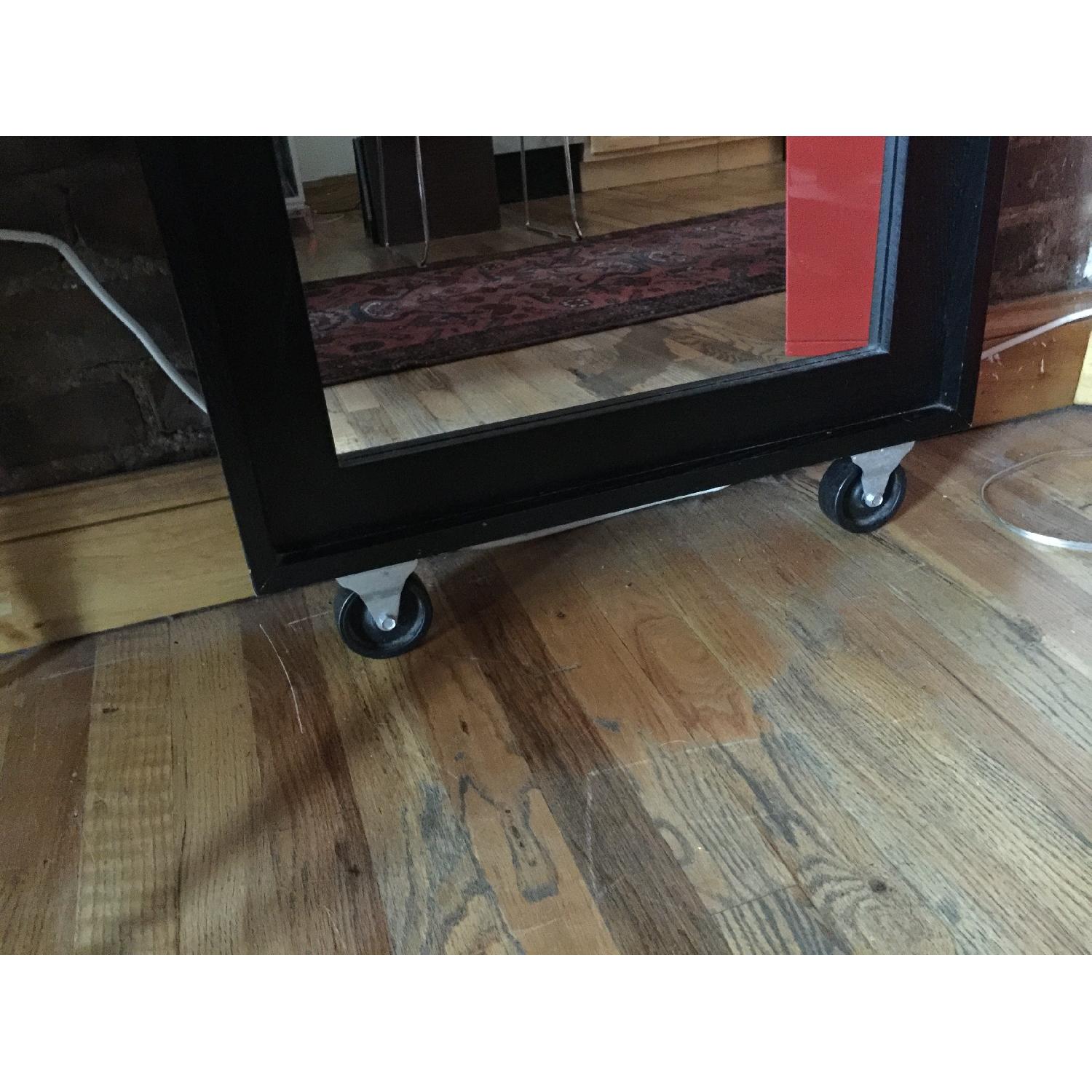Leaning Wall Mirror on Wheels - image-2