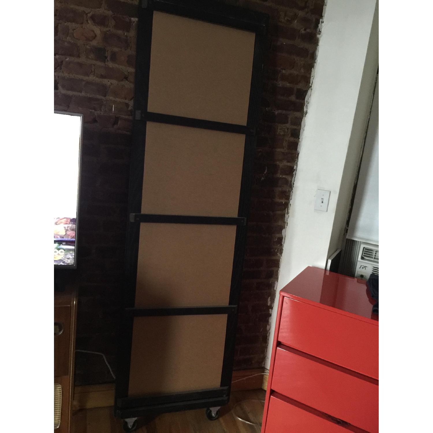 Leaning Wall Mirror on Wheels - image-3