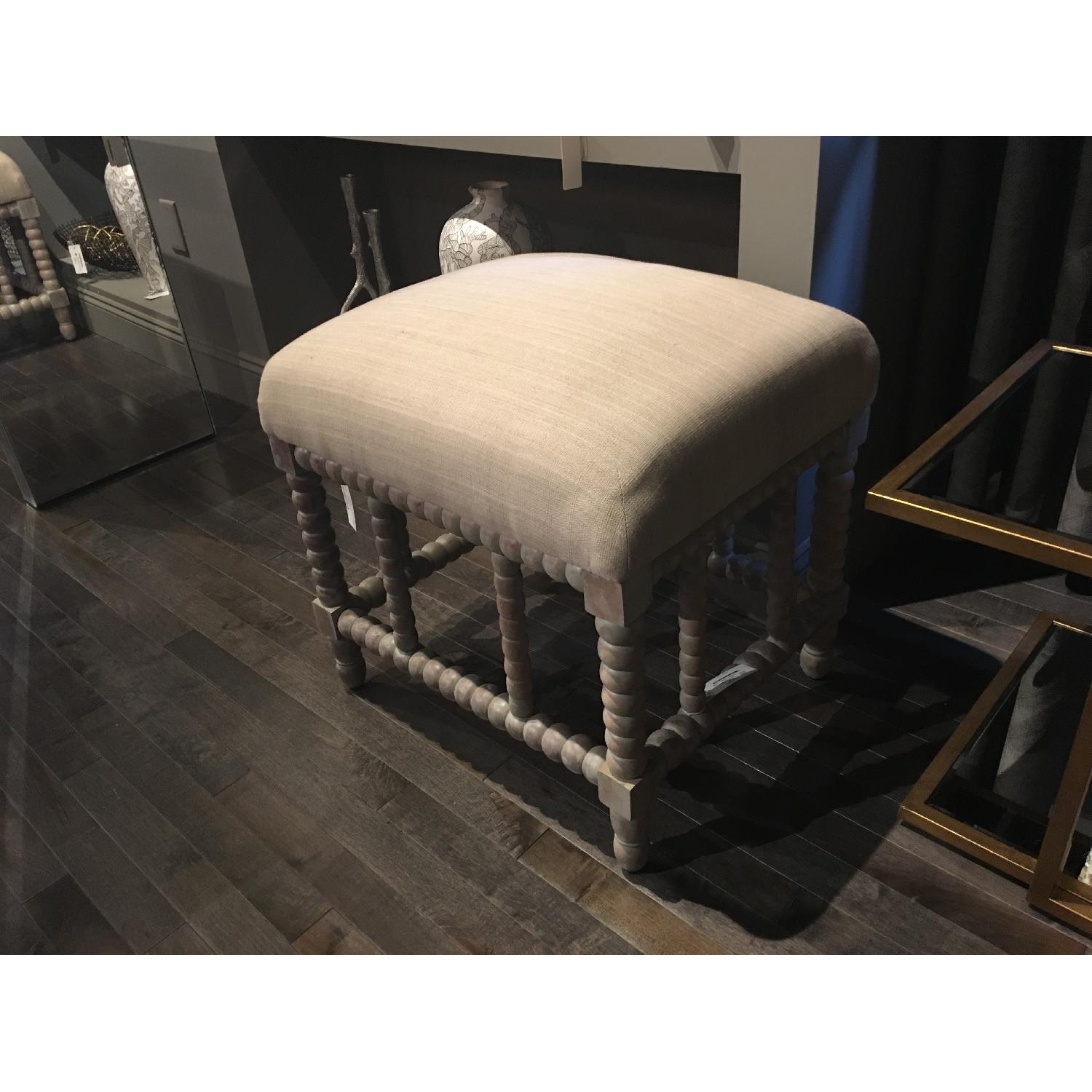 Spool Mahogany Stool - image-2