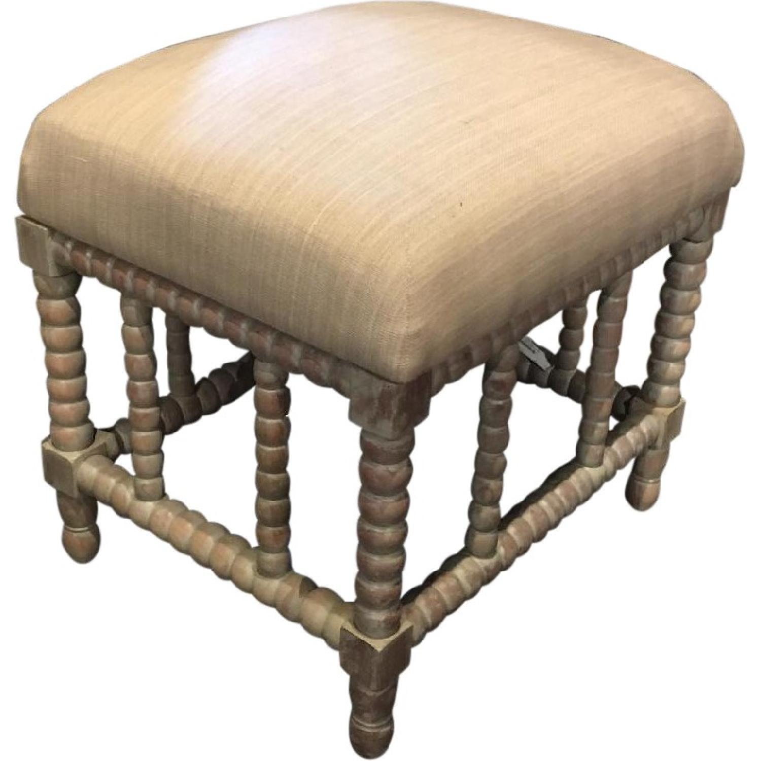 Spool Mahogany Stool - image-0
