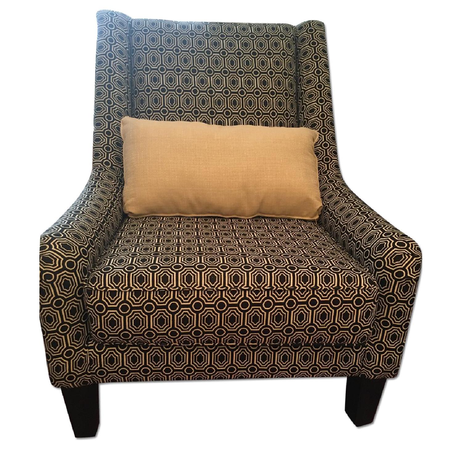 Black & Beige Accent Chairs AptDeco