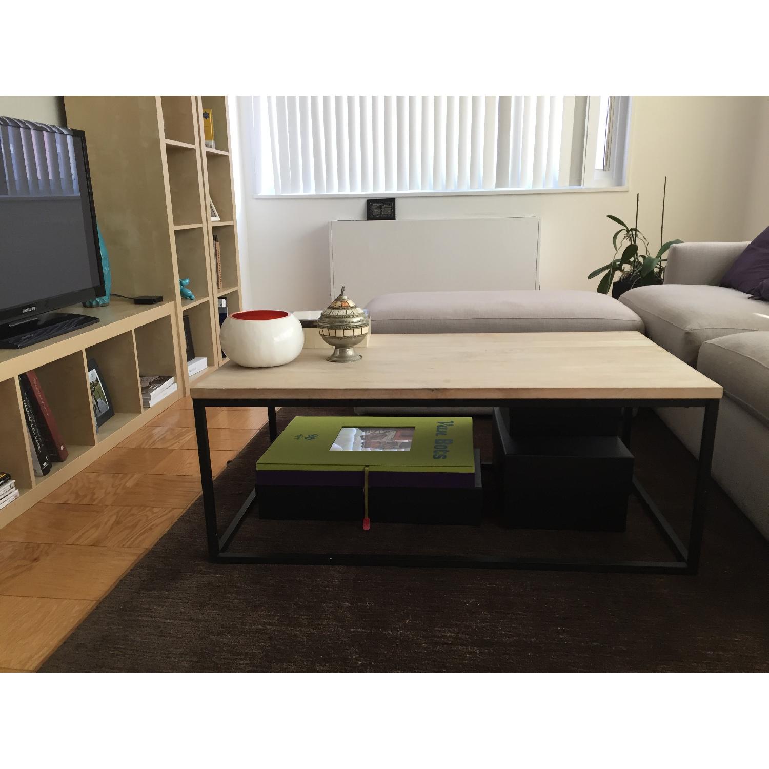 West Elm Box Frame Coffee Table - image-2