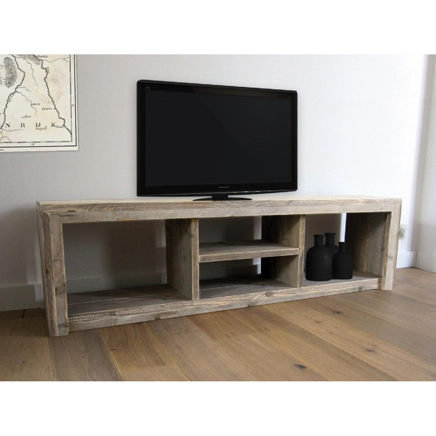 Solid Furn Zion Reclaimed Finish TV Stand - image-3