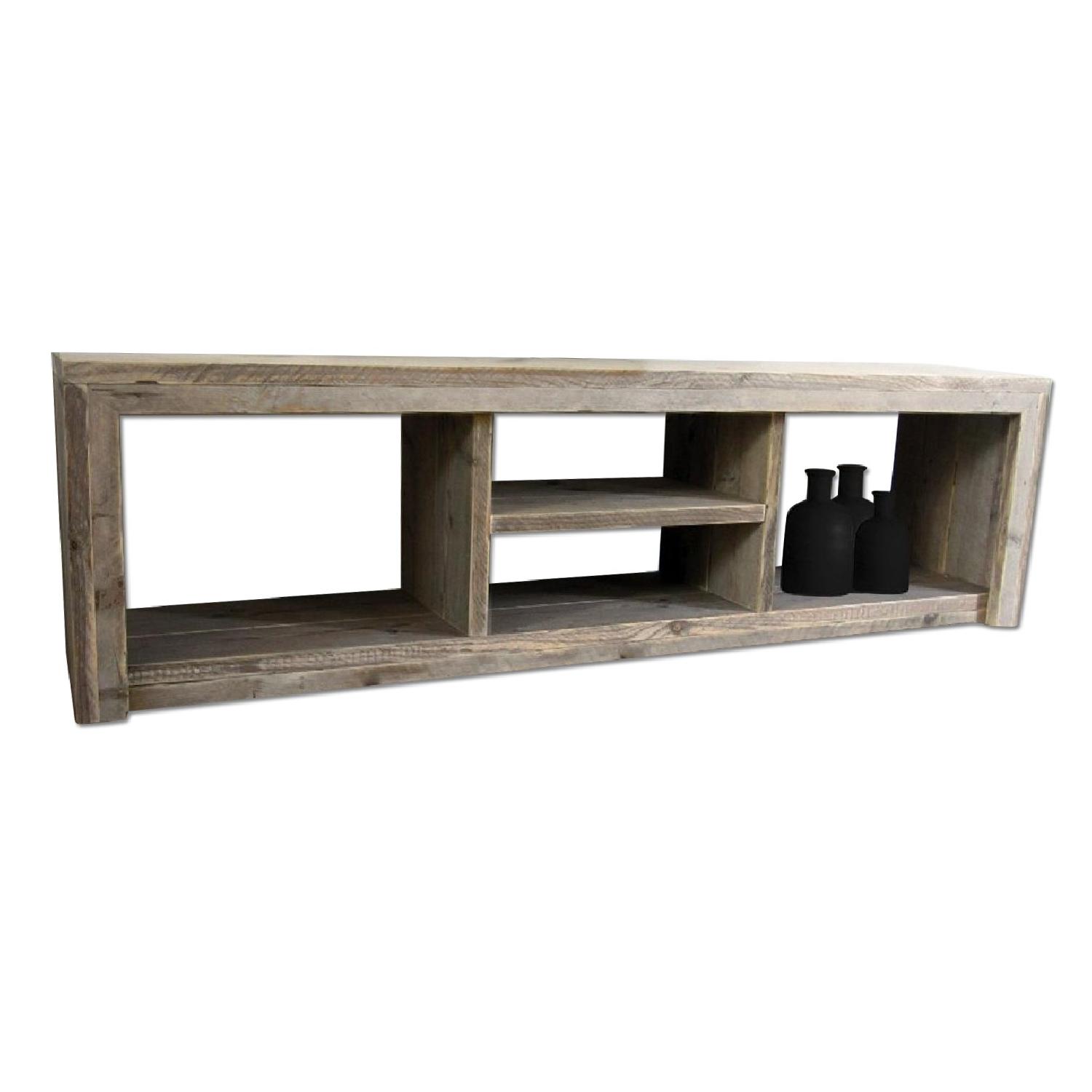 Solid Furn Zion Reclaimed Finish TV Stand - image-0