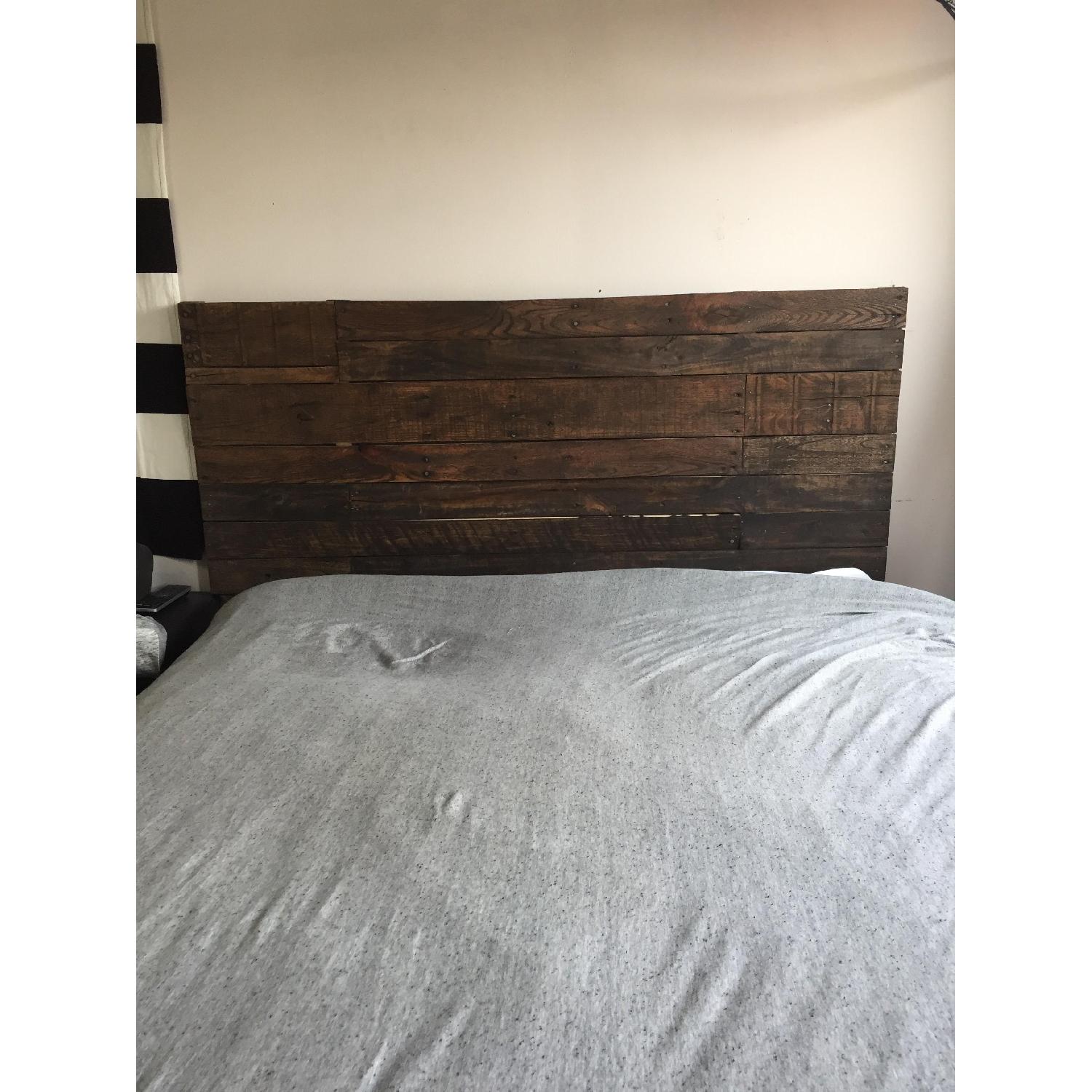 Reclaimed Wood Headboard - image-1