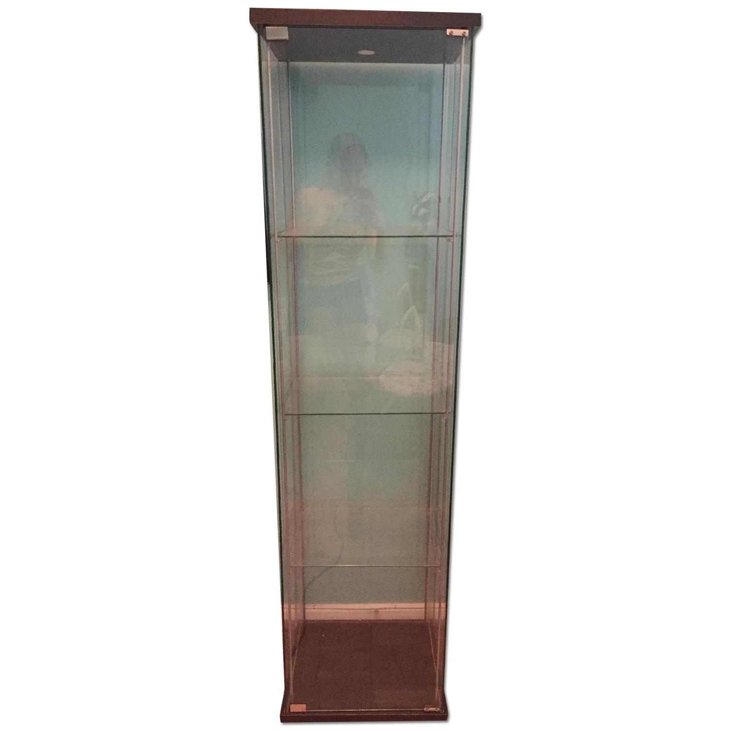 Ikea Glass Storage Unit - image-0