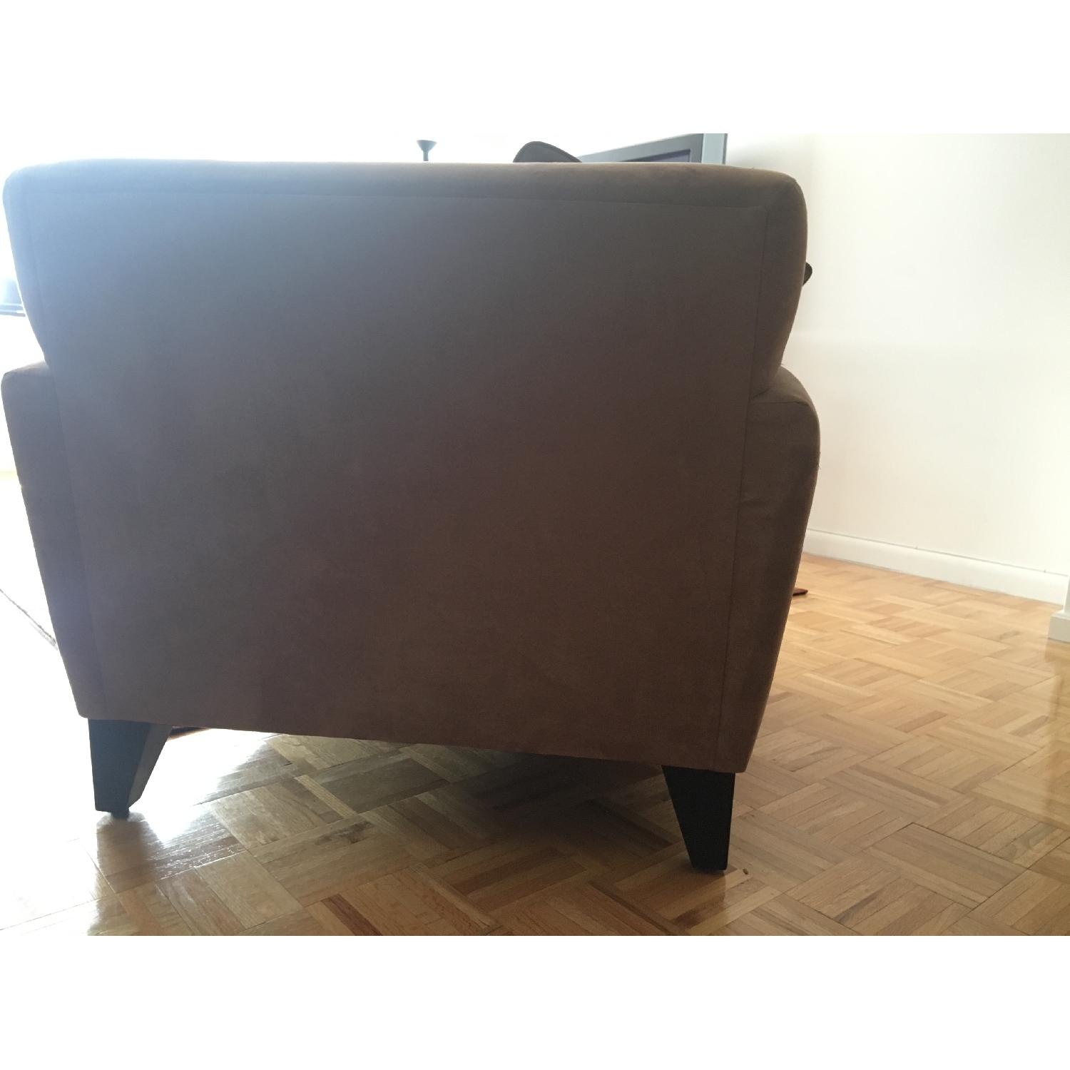 Macy's Beige Sofa + Armchair - image-3