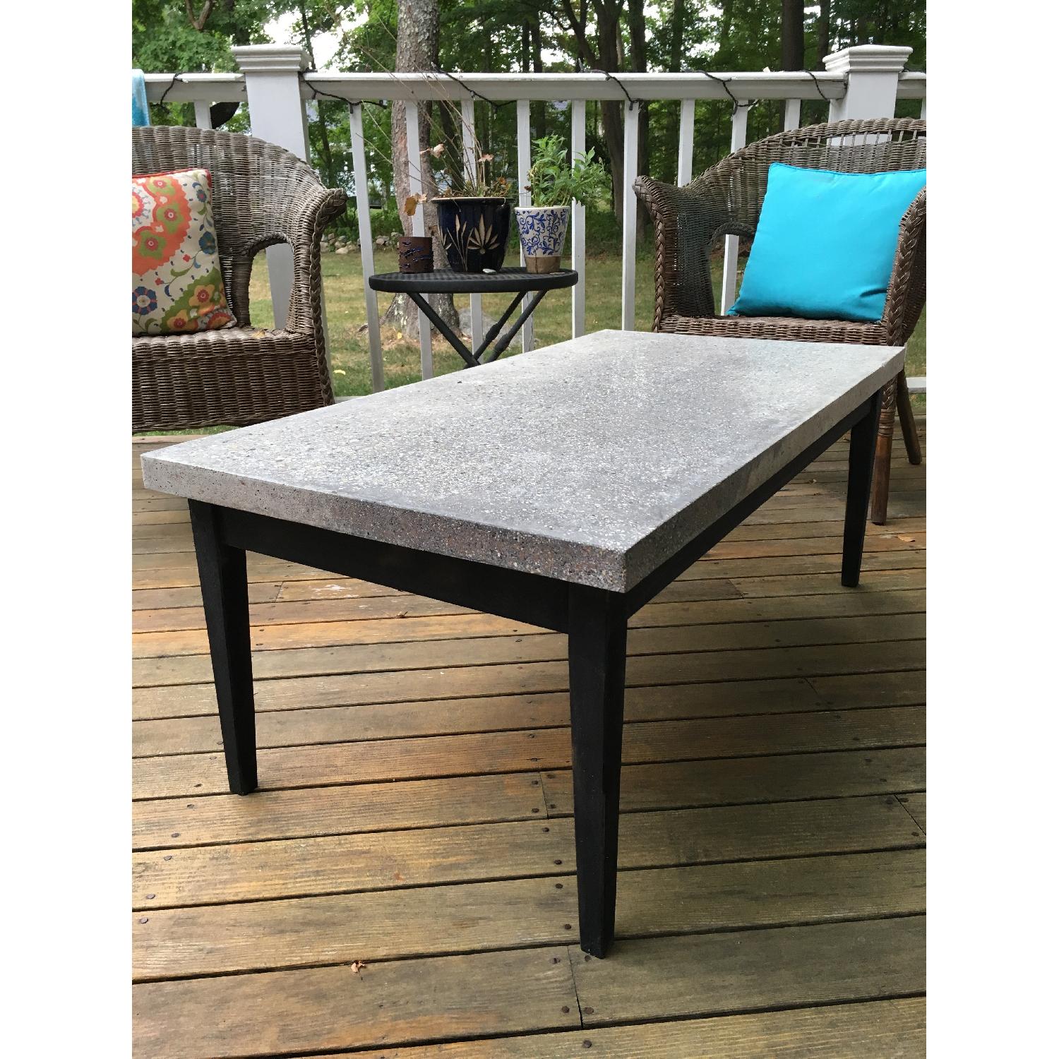 Handmade Polished Concrete Coffee Table AptDeco