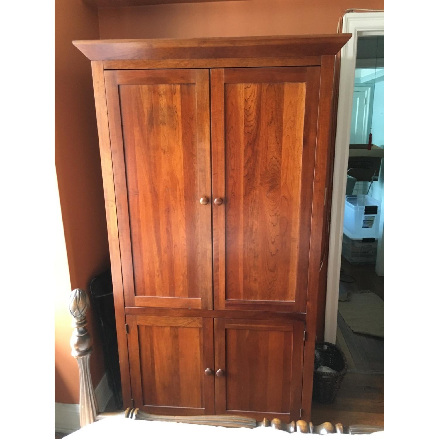 Ethan Allen Tall Media Cabinet - image-3