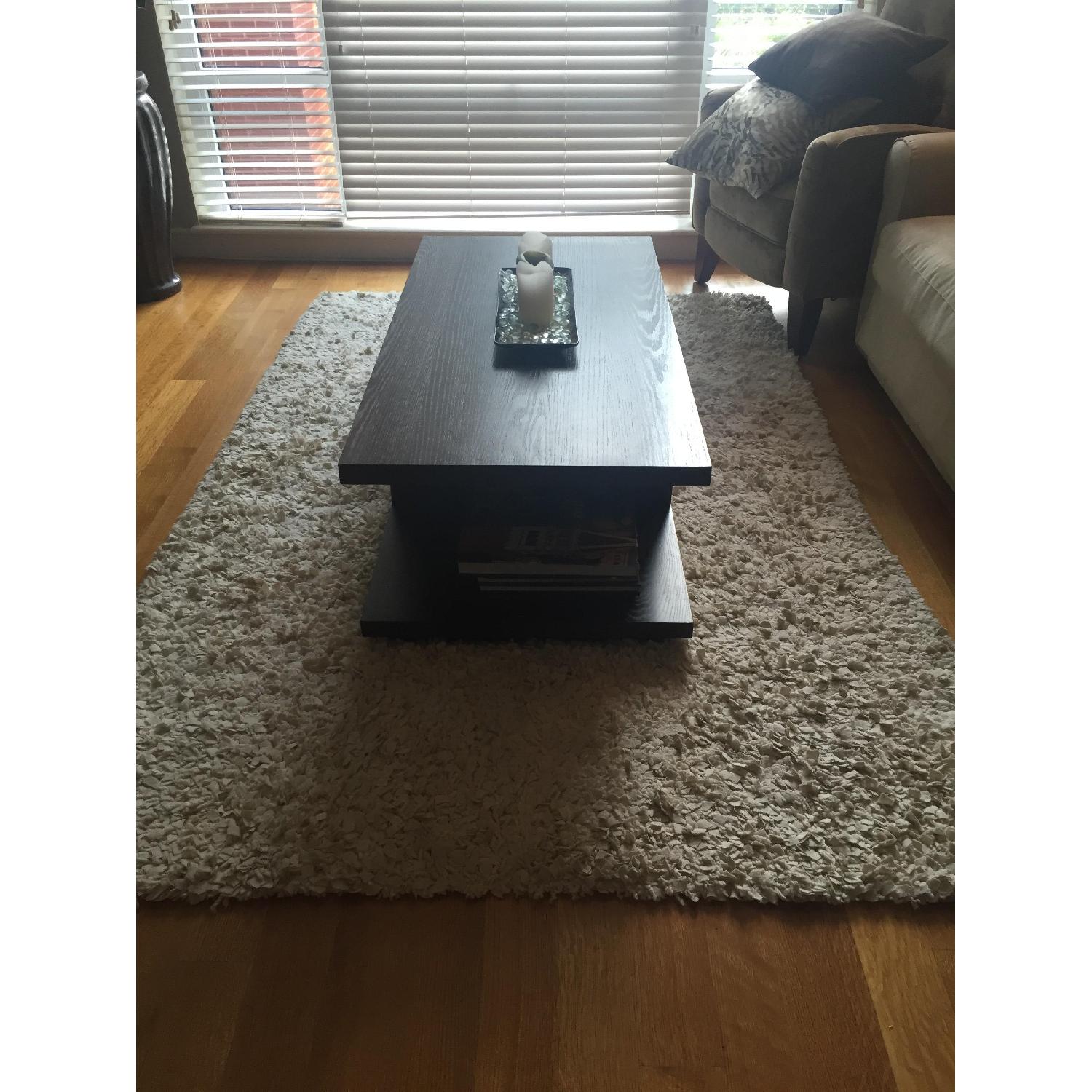 West Elm Sliding Storage Coffee Table - image-4