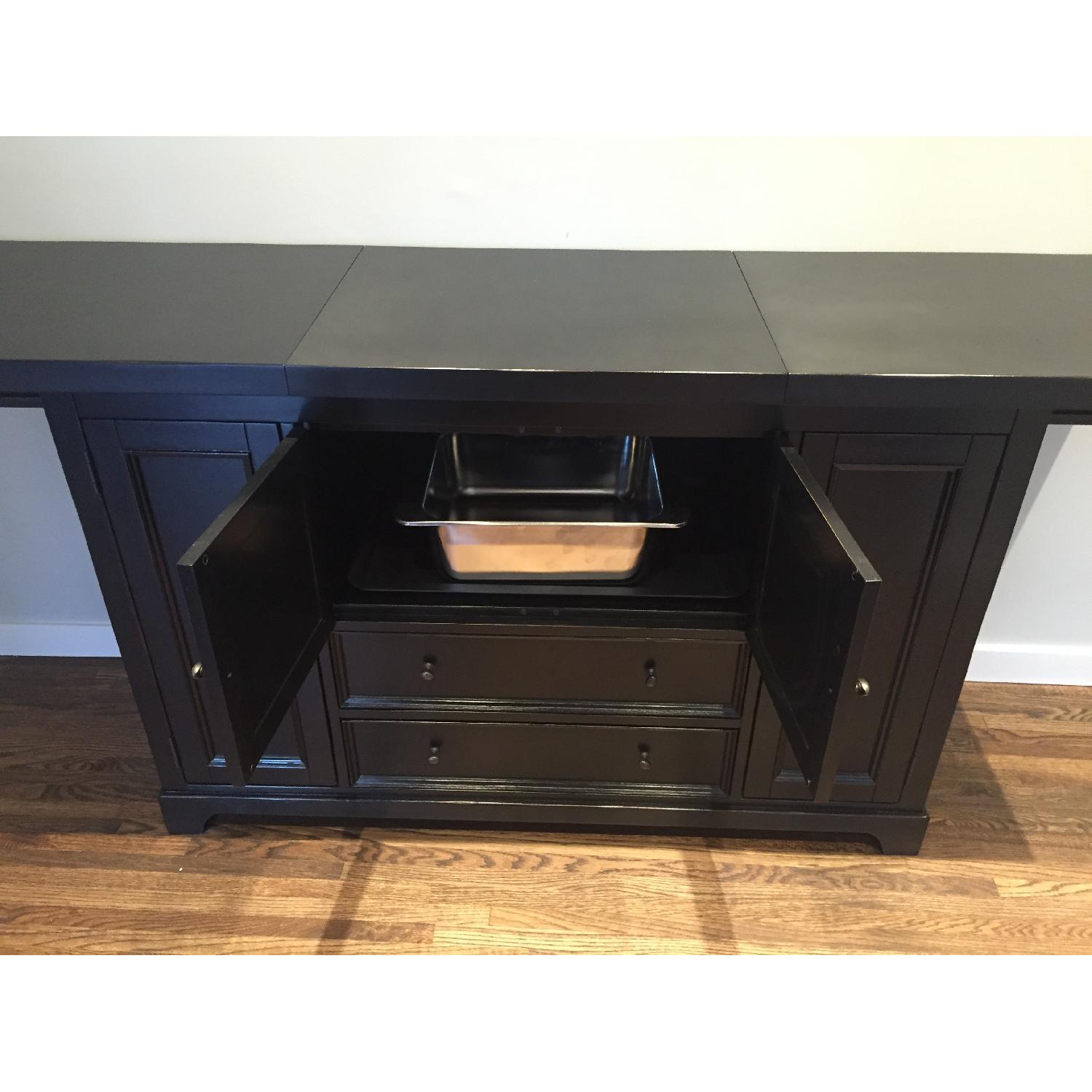 Pottery Barn Bar/Buffet w/ Extension & Ice Bucket - image-5