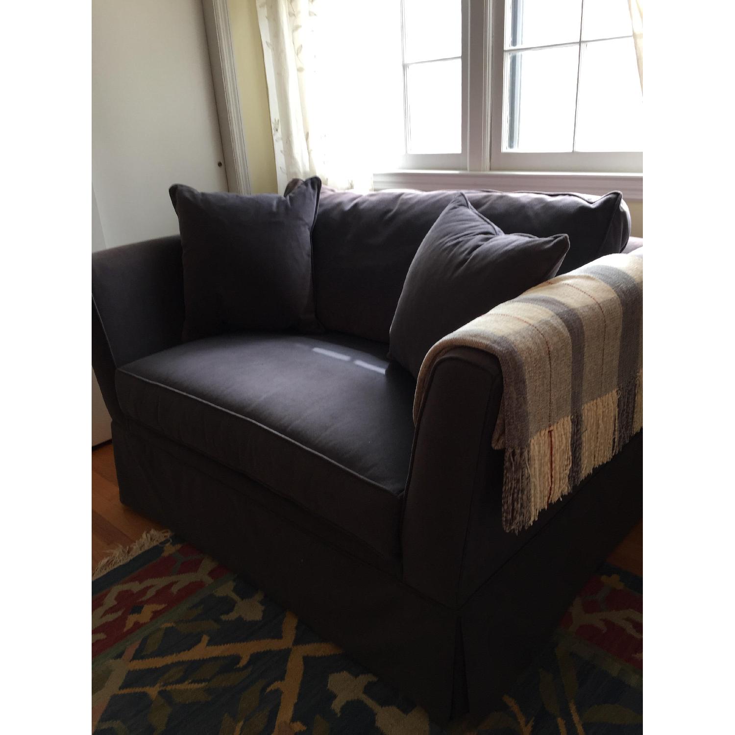 Crate & Barrel Twin Sleeper Chair - image-2