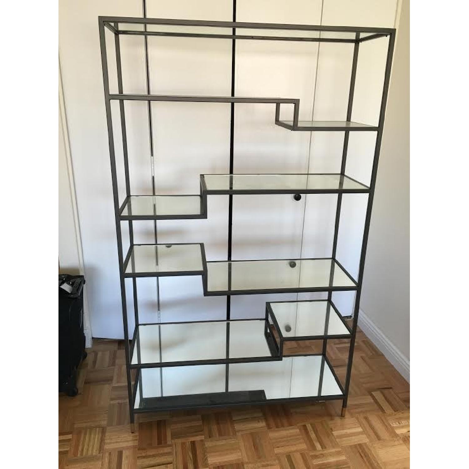 West Elm Tiered Tower Bookcase AptDeco