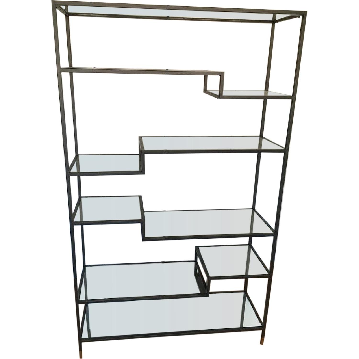 West Elm Tiered Tower Bookcase AptDeco