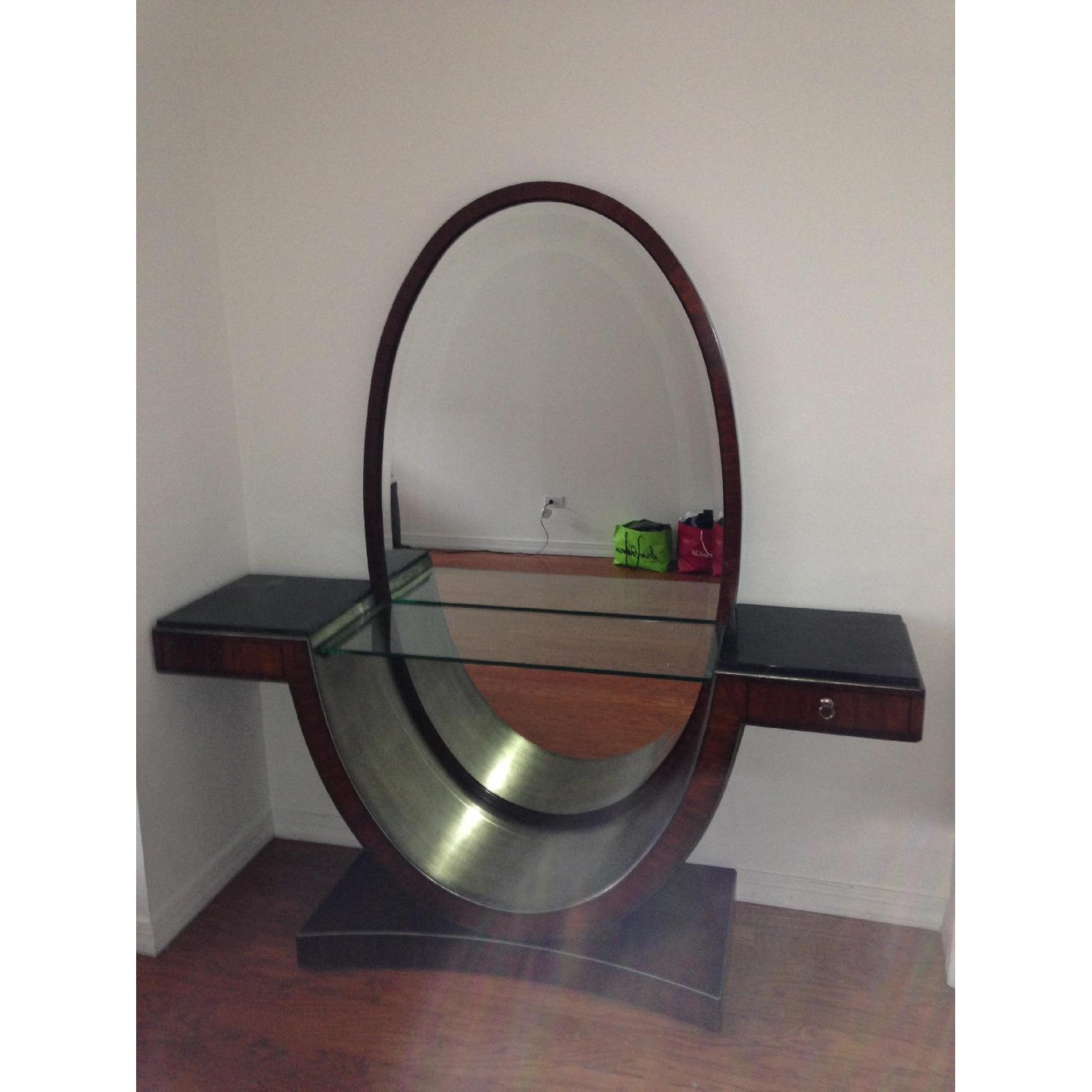 Thomasville Tall Vanity w/ Marble Countertop - image-8